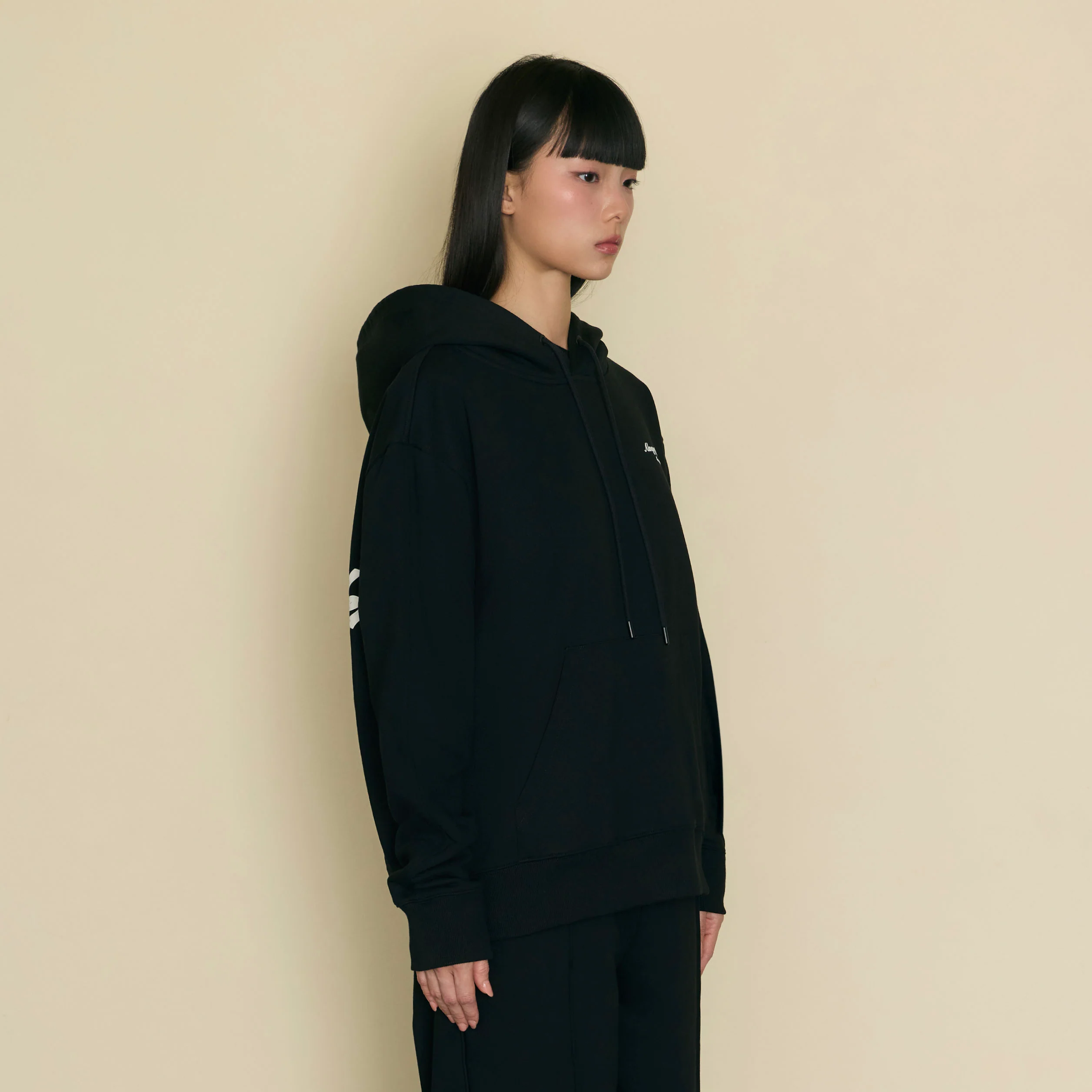 After silence hoodie | Charcoal - Image 4