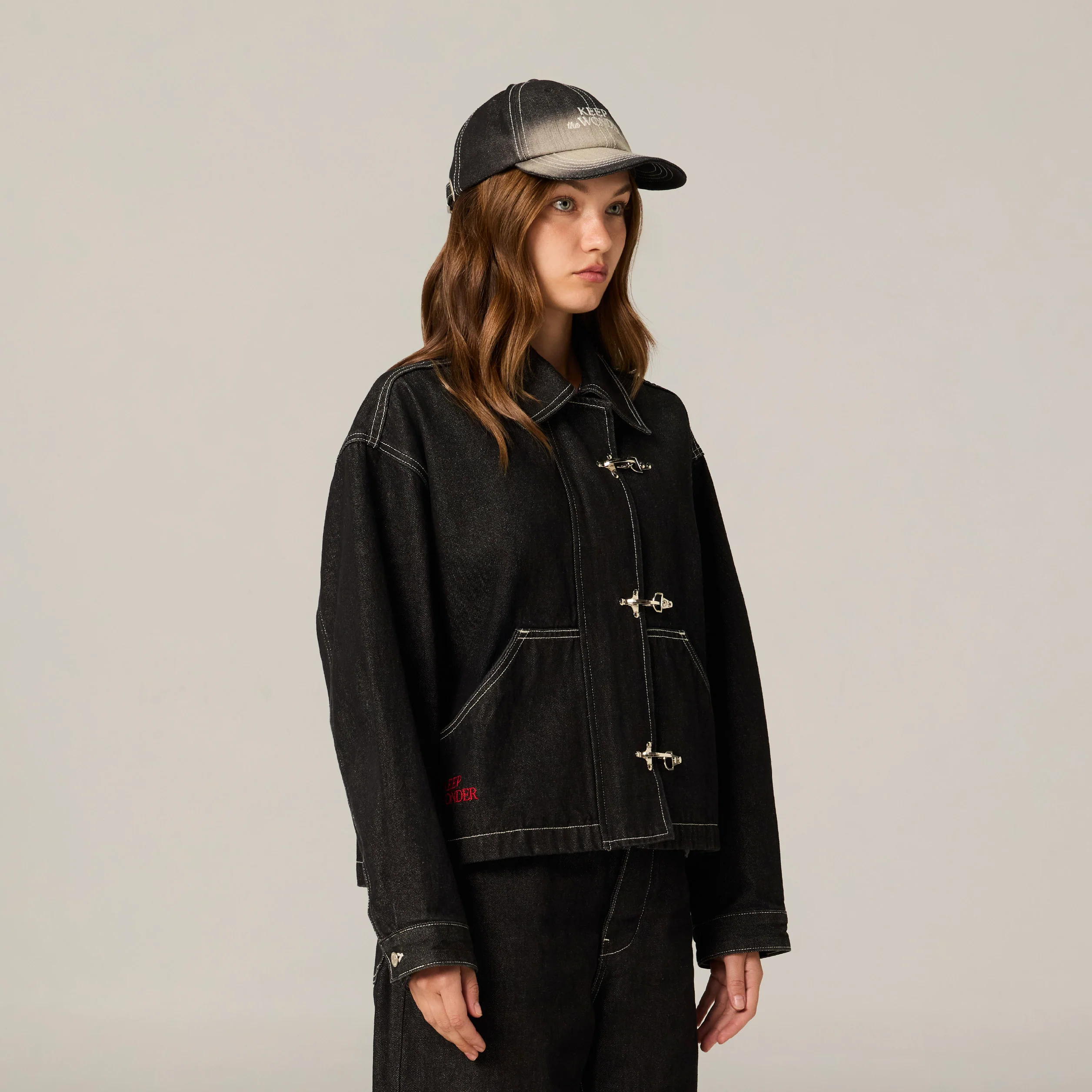 After the Spotlight Denim Jacket | Midnight Silence - Image 4
