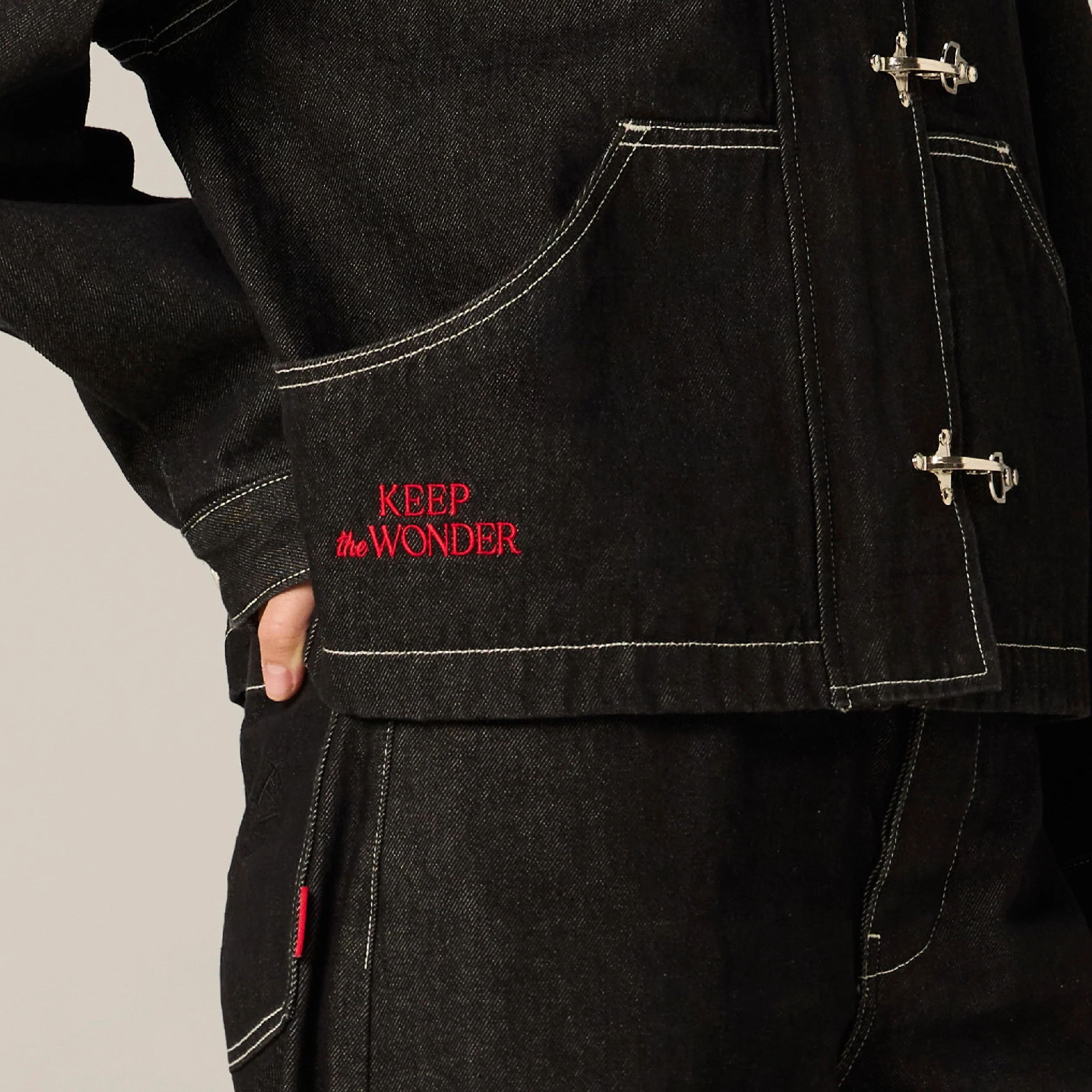 After the Spotlight Denim Jacket | Midnight Silence - Image 6