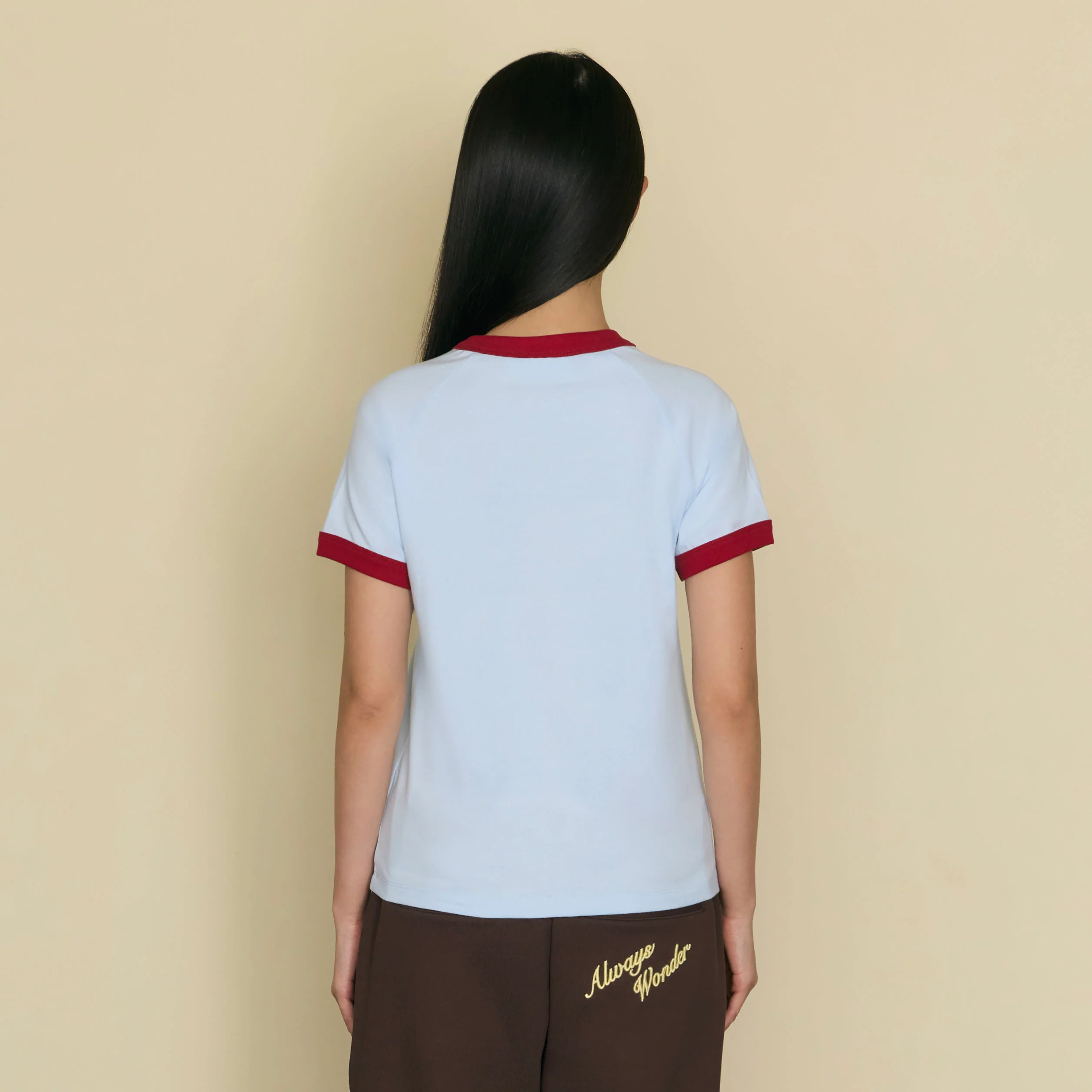 Always Familiar Ringer Tee | Clear Sky - Image 5