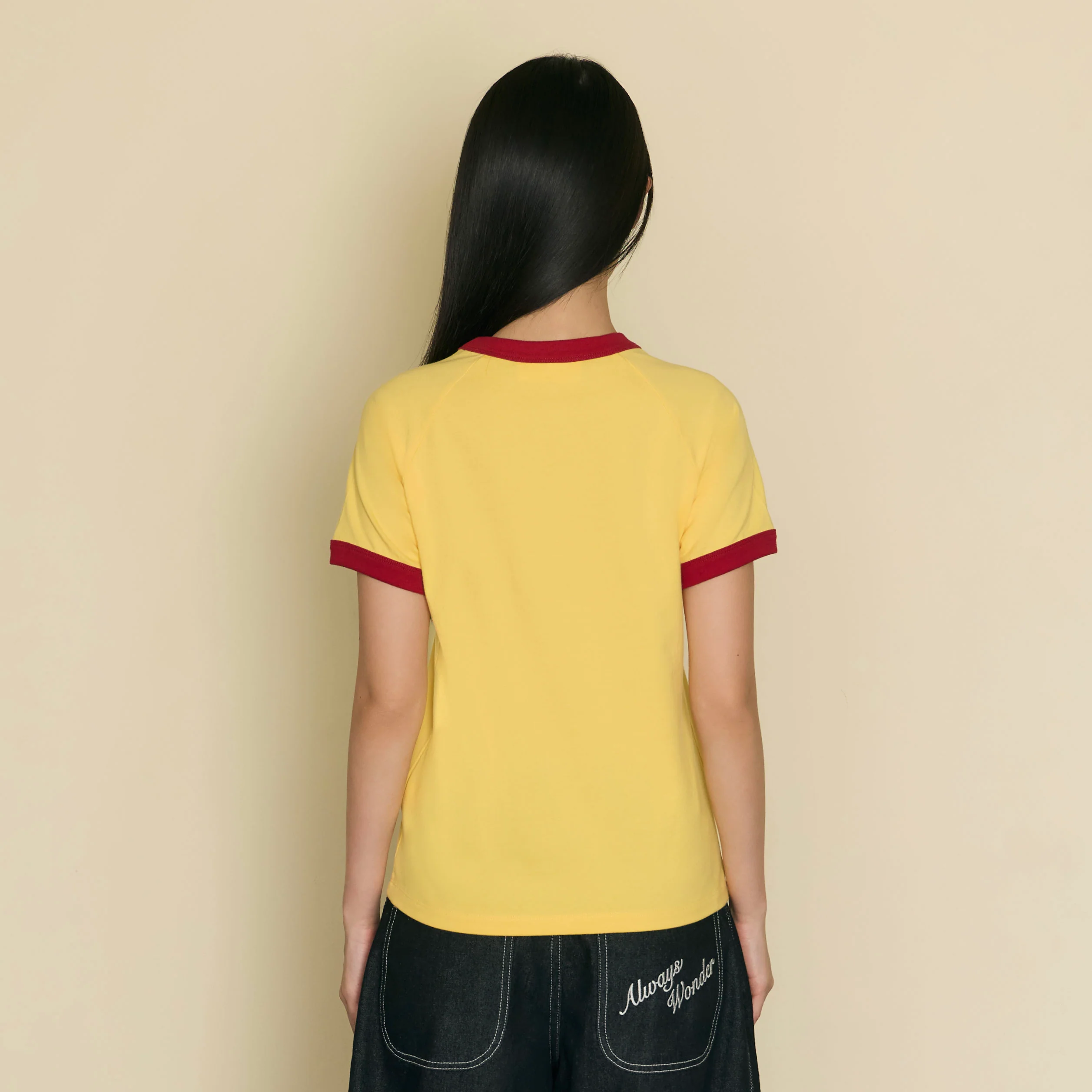 Always Familiar Ringer Tee | Soft Butter - Image 5