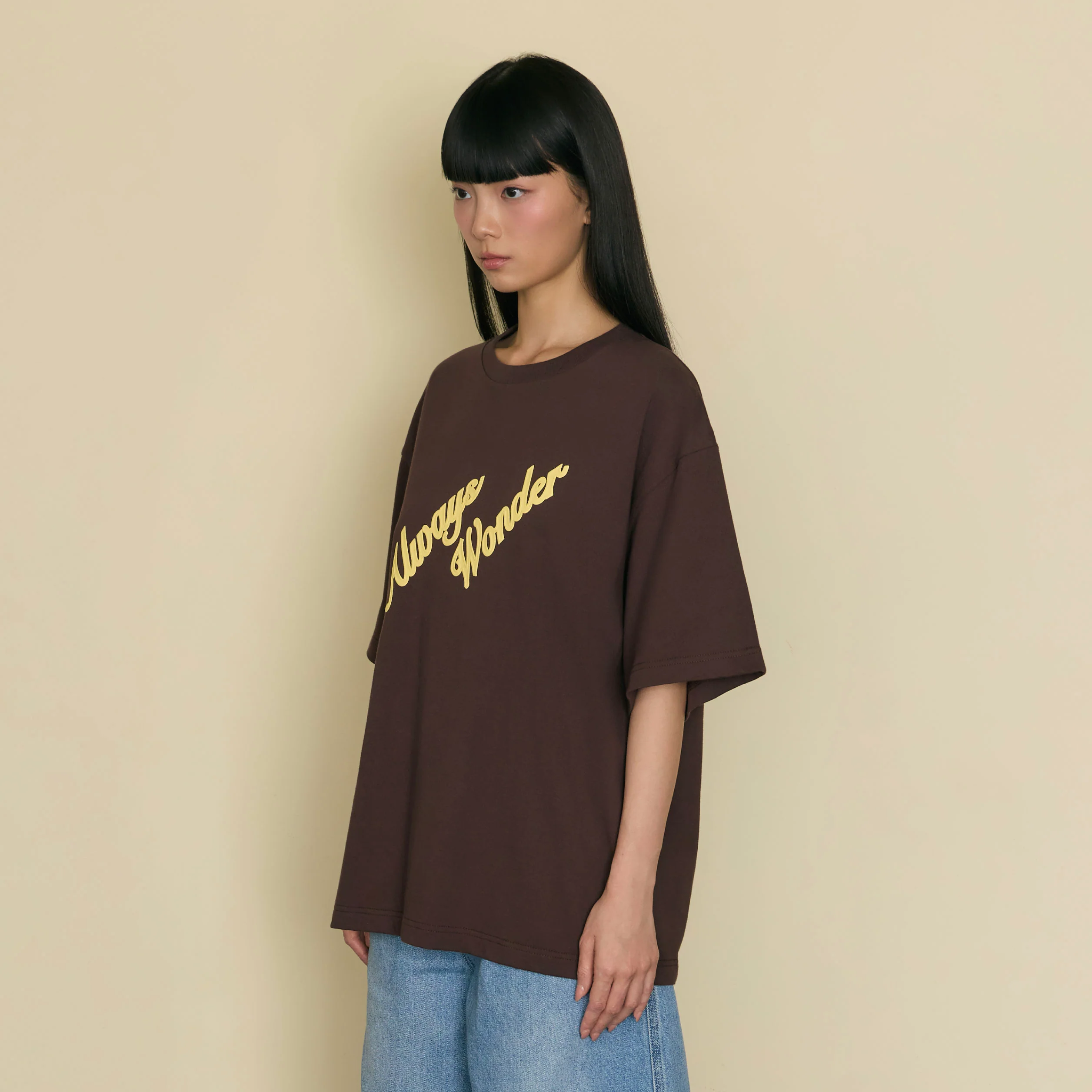 Always Presense Oversized Tee | Burnt Umber - Image 3