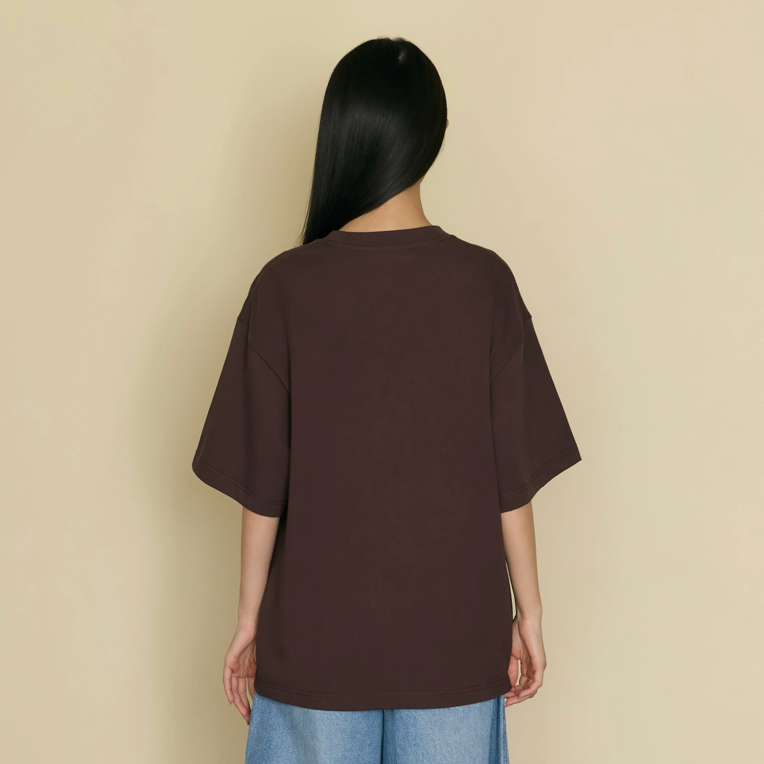 Always Presense Oversized Tee | Burnt Umber - Image 5