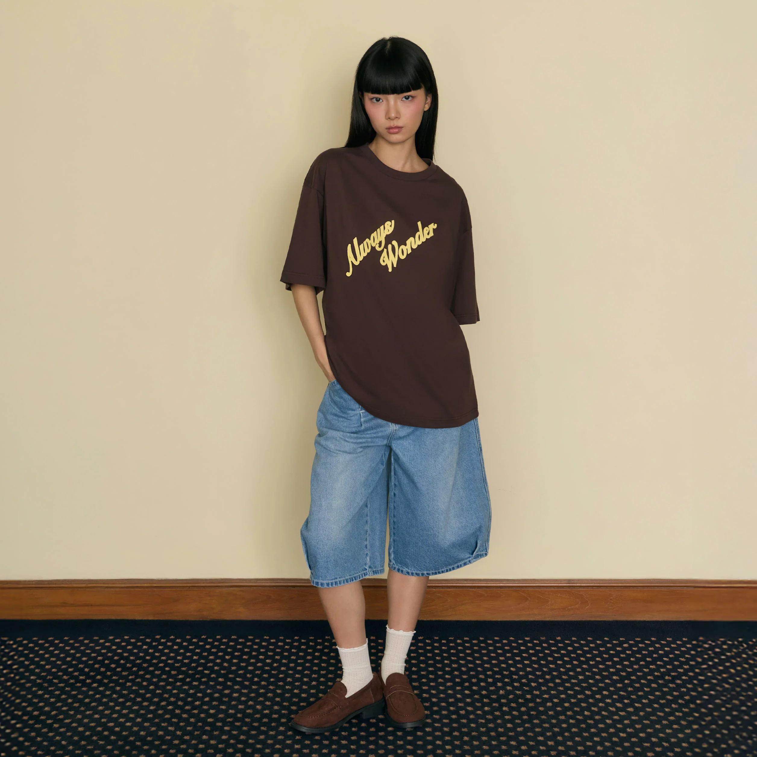Always Presense Oversized Tee | Burnt Umber - Image 6