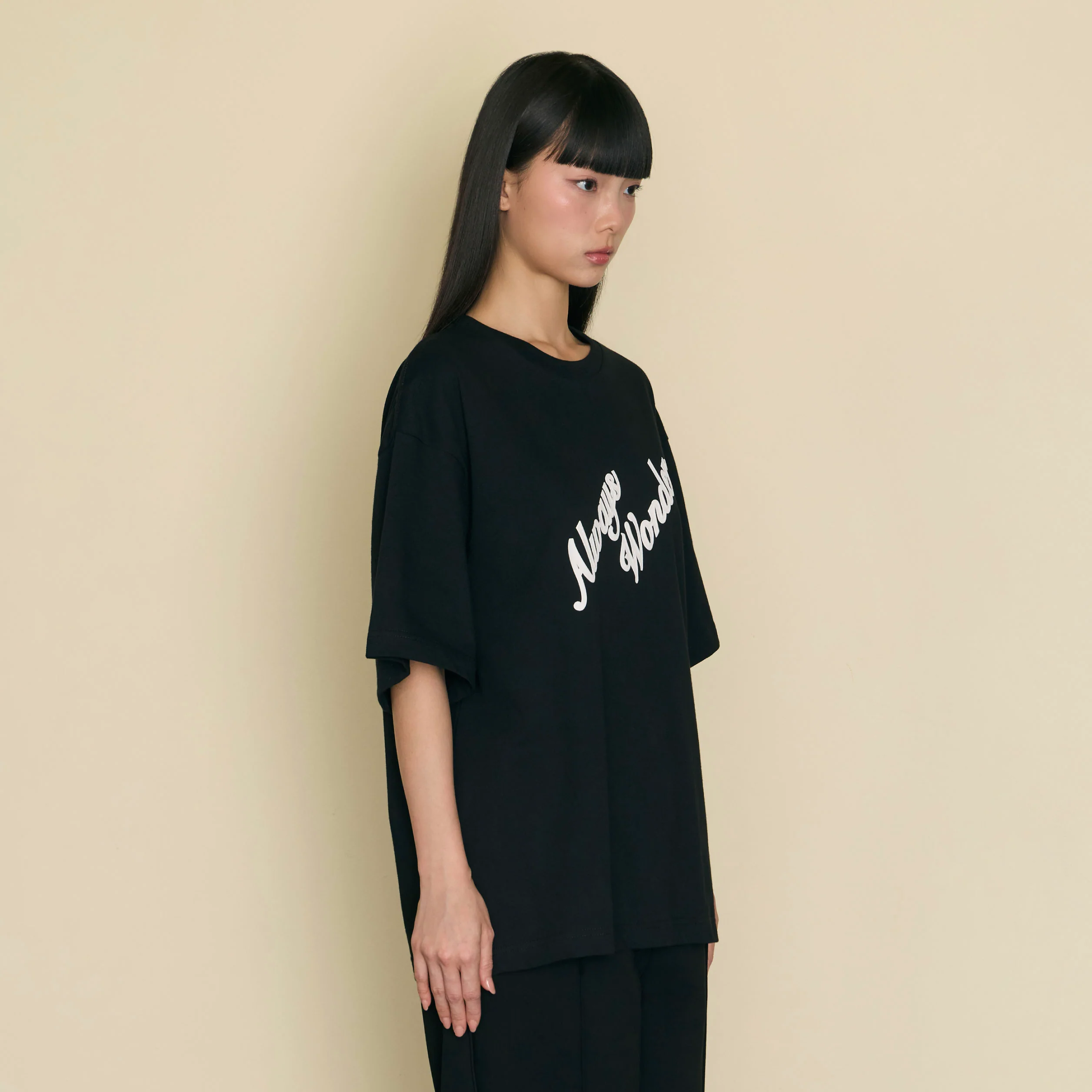 Always Presense Oversized Tee | Charcoal - Image 4