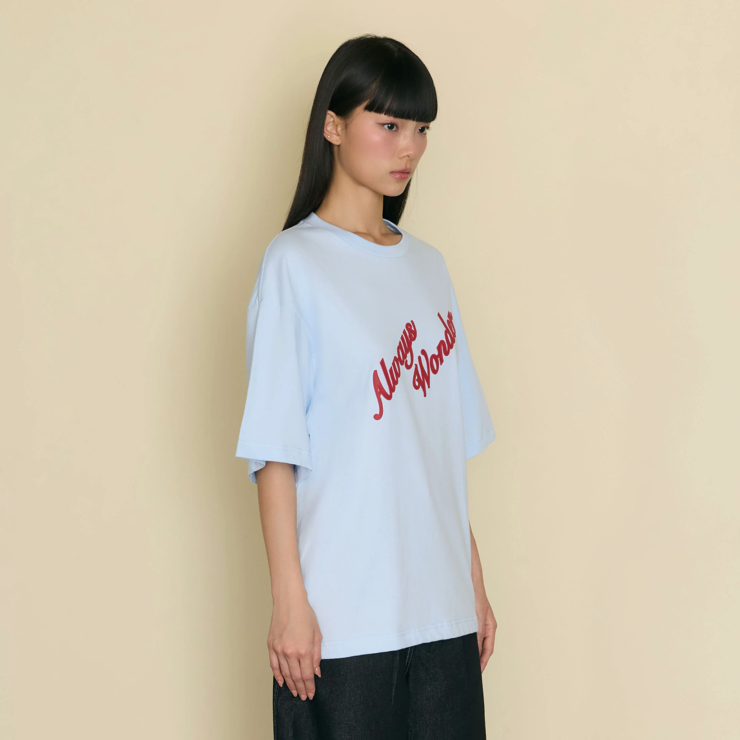Always Presense Oversized Tee | Clear Sky - Image 3