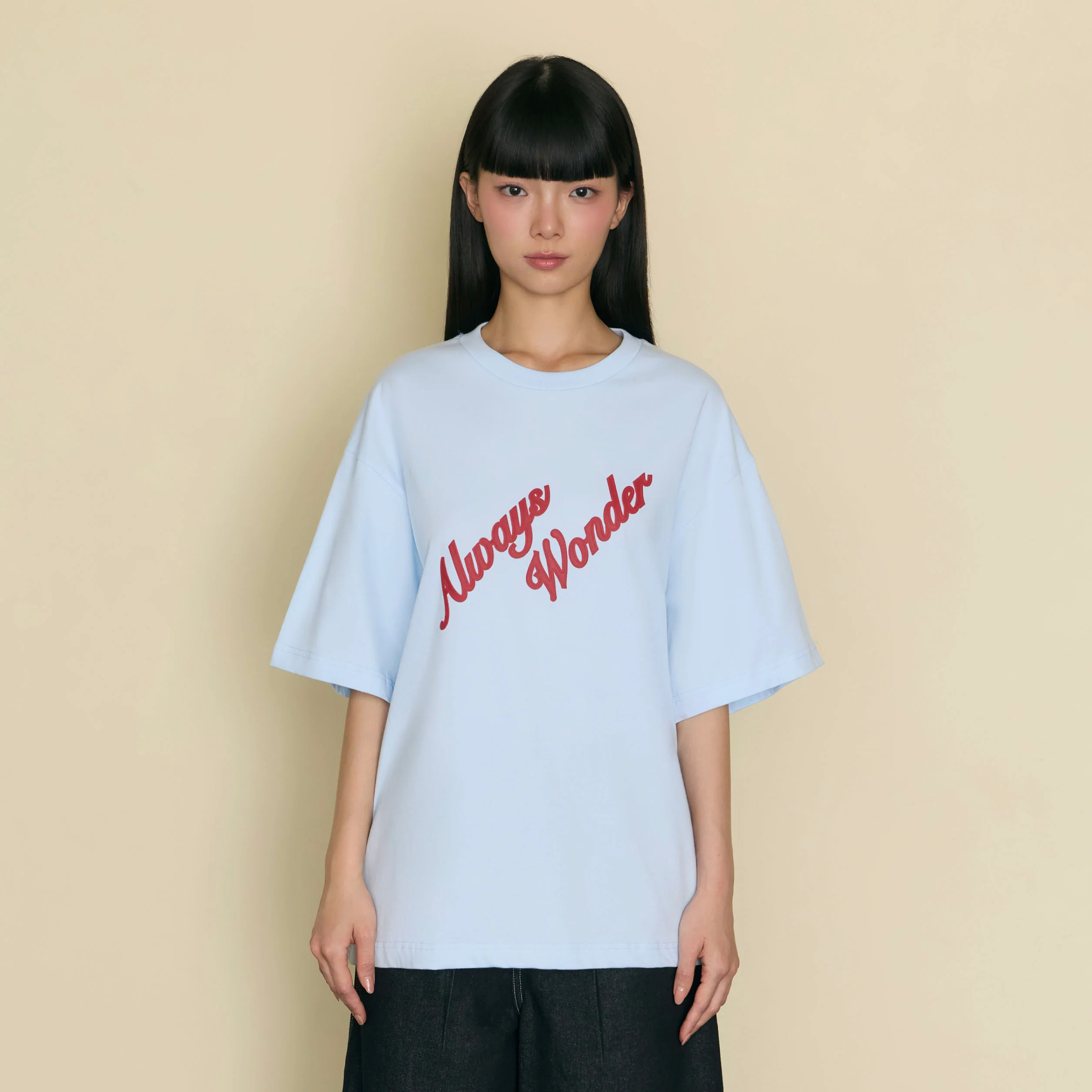 Always Presense Oversized Tee | Clear Sky - Image 5