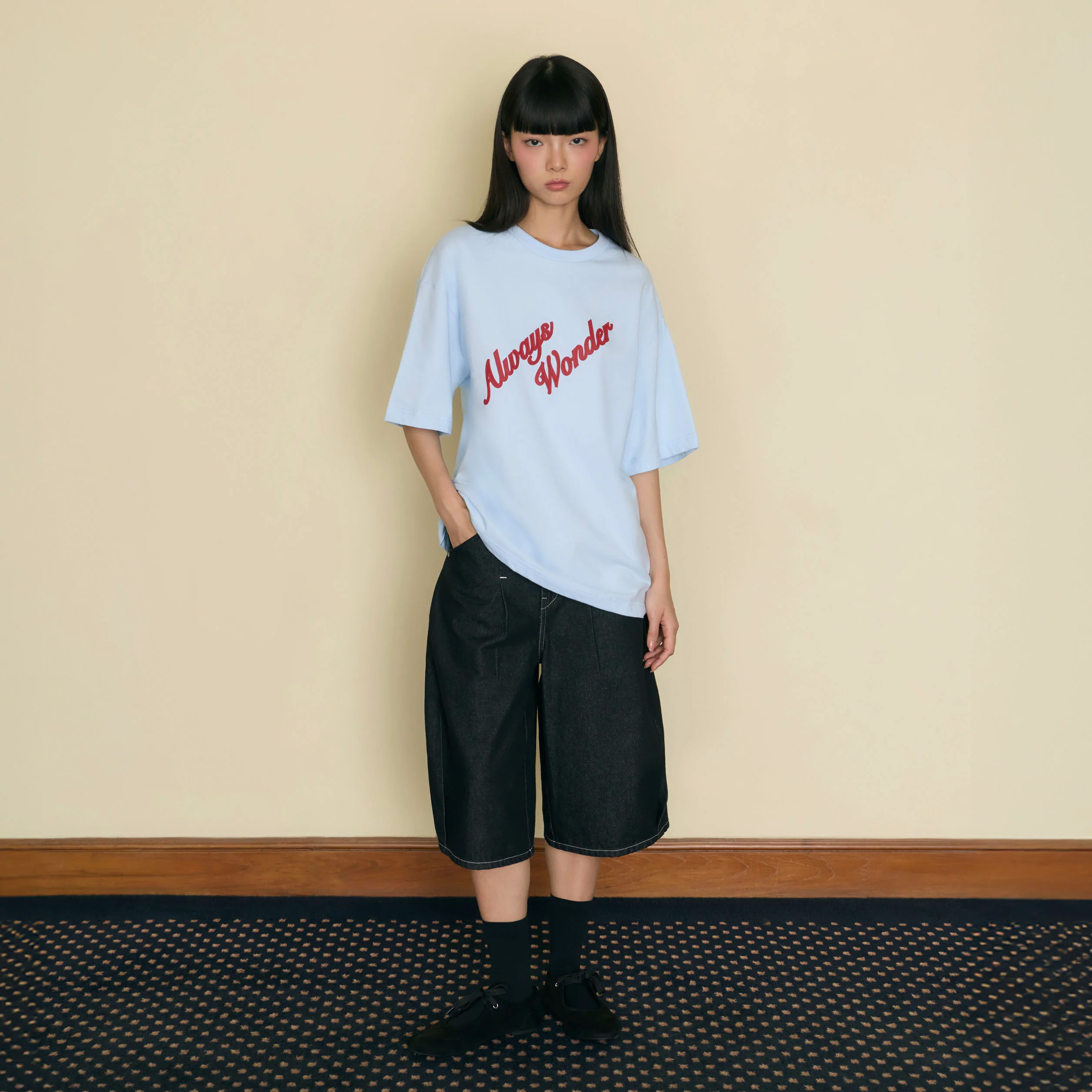 Always Presense Oversized Tee | Clear Sky - Image 6