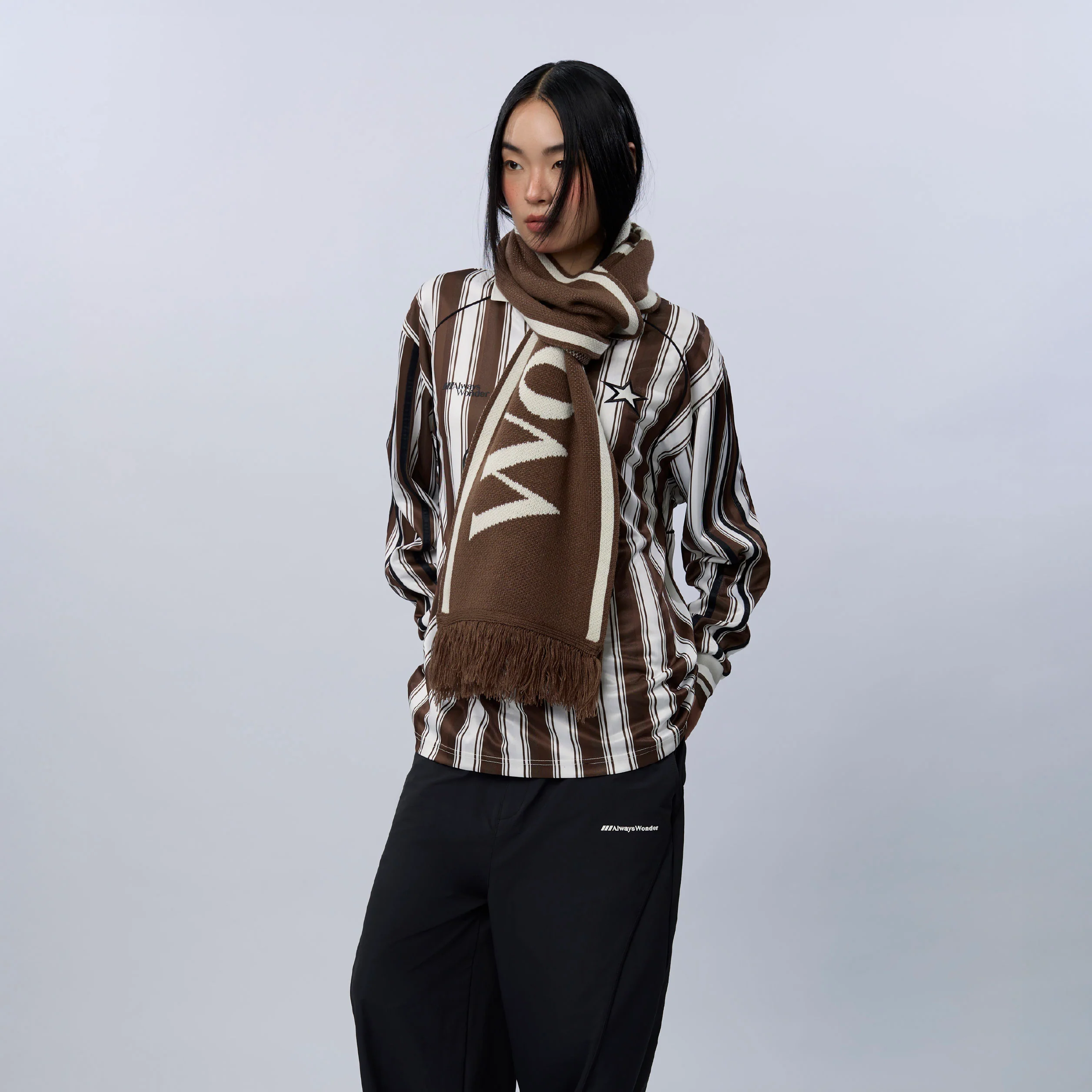 AW Motion Cheer Scarf | Tan Brown - Image 3