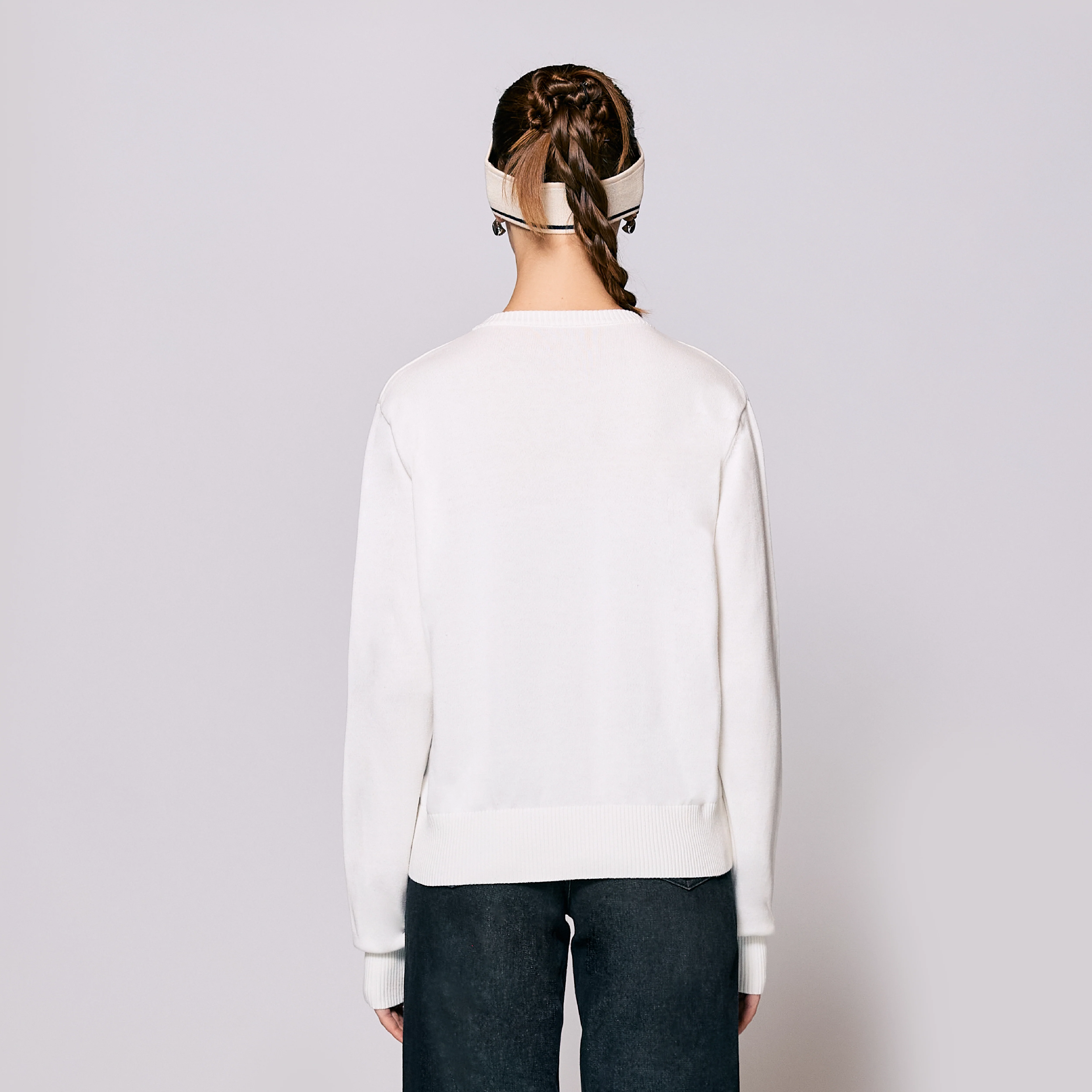 AlwaysWonder | 'A Digital Heartbeat' Cream Cardigan - Image 4