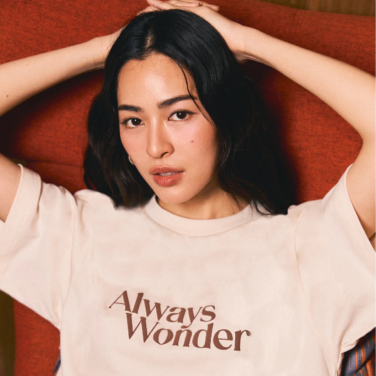 AlwaysWonder | 'A Digital Heartbeat' Cream T-Shirt - Image 6
