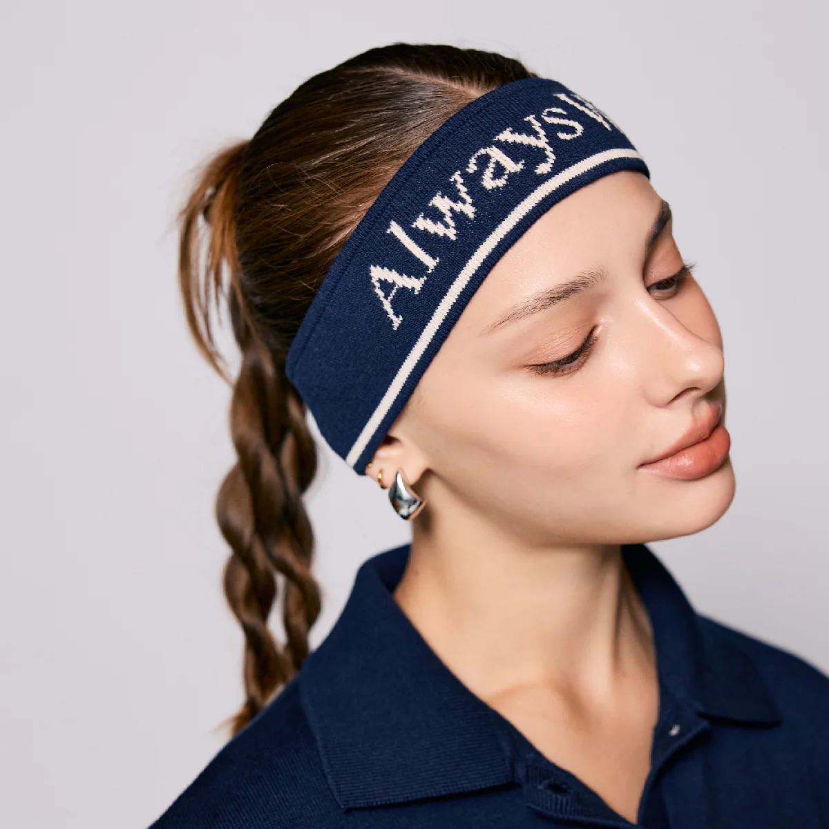 AlwaysWonder | 'A Digital Heartbeat' Navy Headband - Image 3