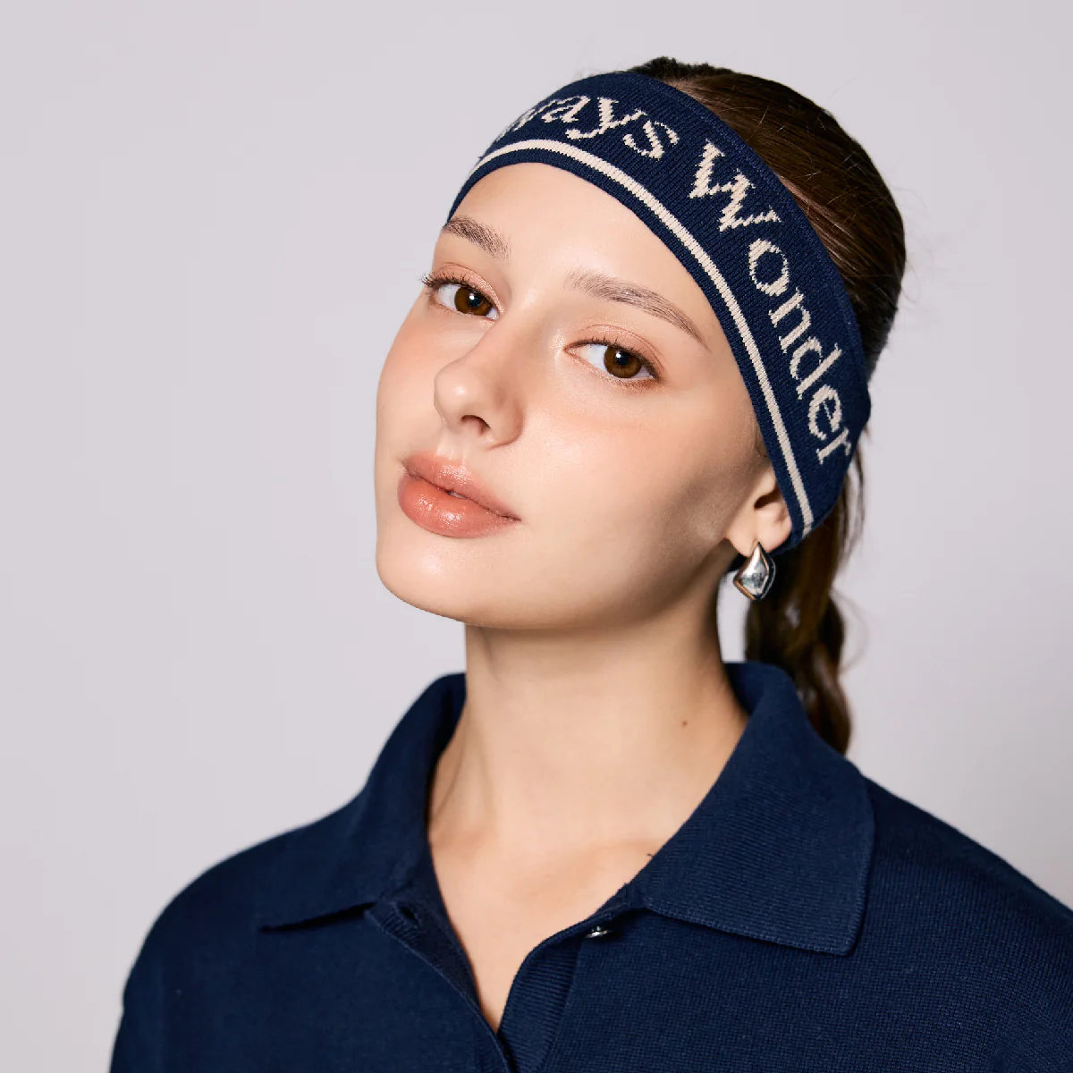 AlwaysWonder | 'A Digital Heartbeat' Navy Headband - Image 4
