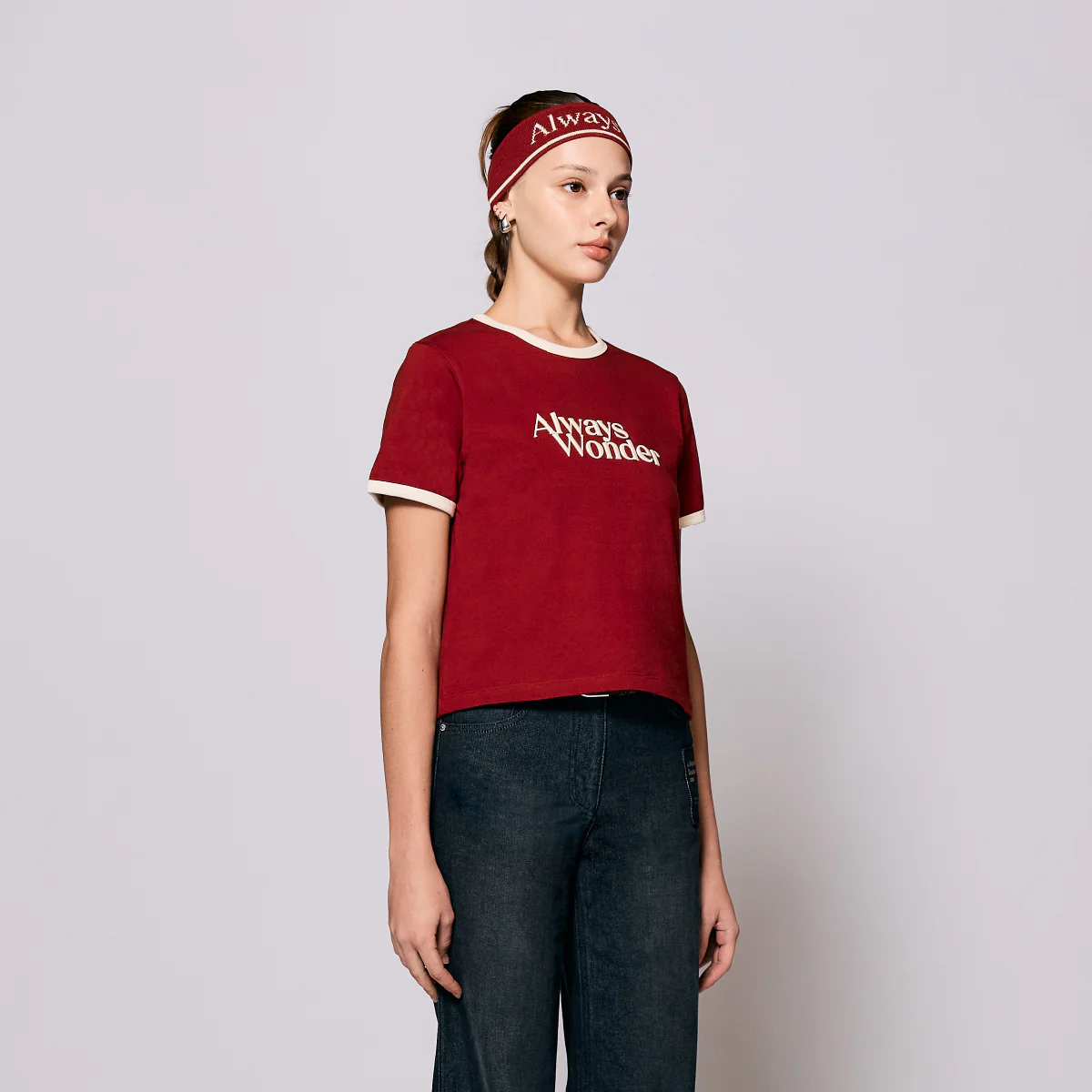 AlwaysWonder | 'A Digital Heartbeat' Rosewood Baby Tee - Image 4