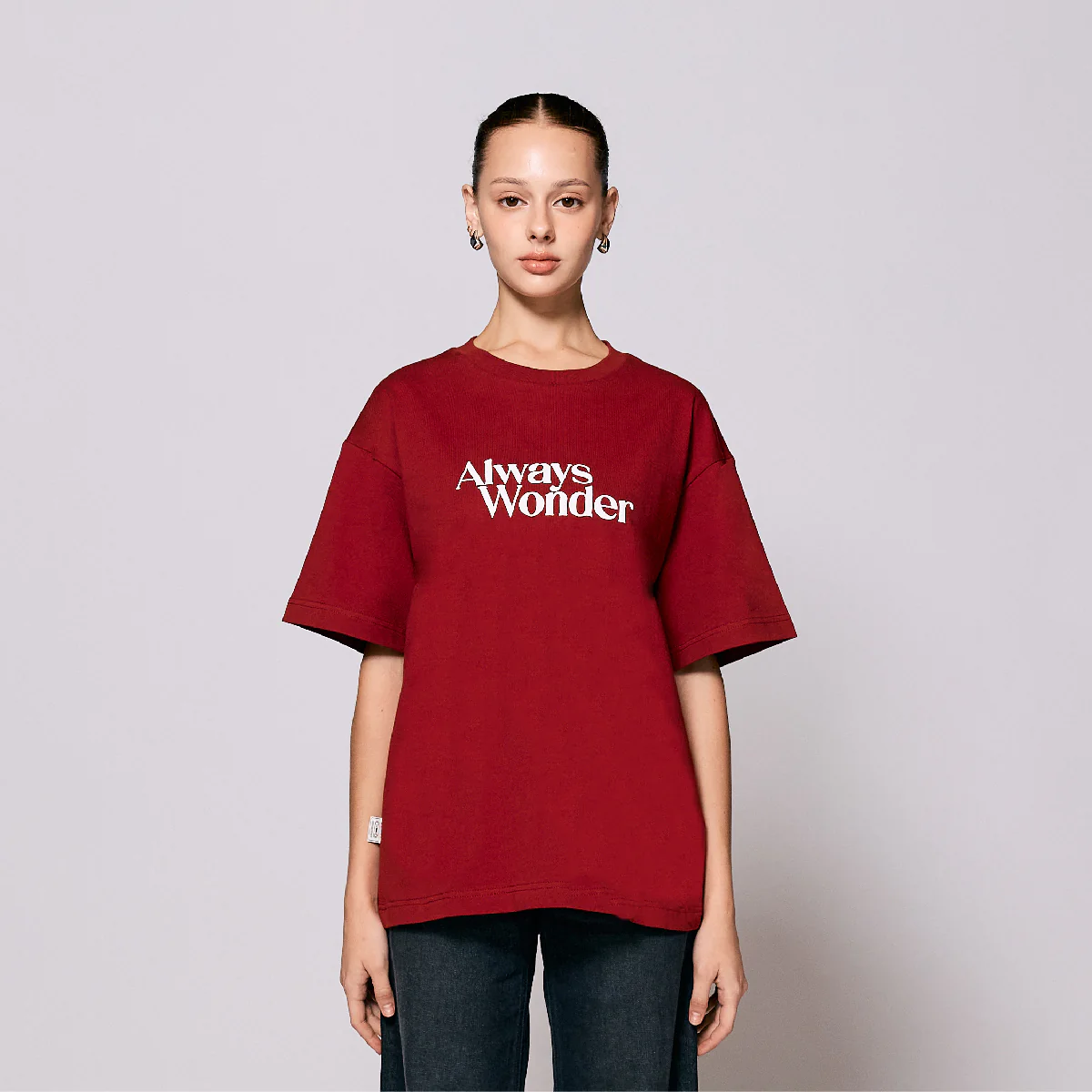 AlwaysWonder | 'A Digital Heartbeat' Rosewood T-Shirt - Image 2