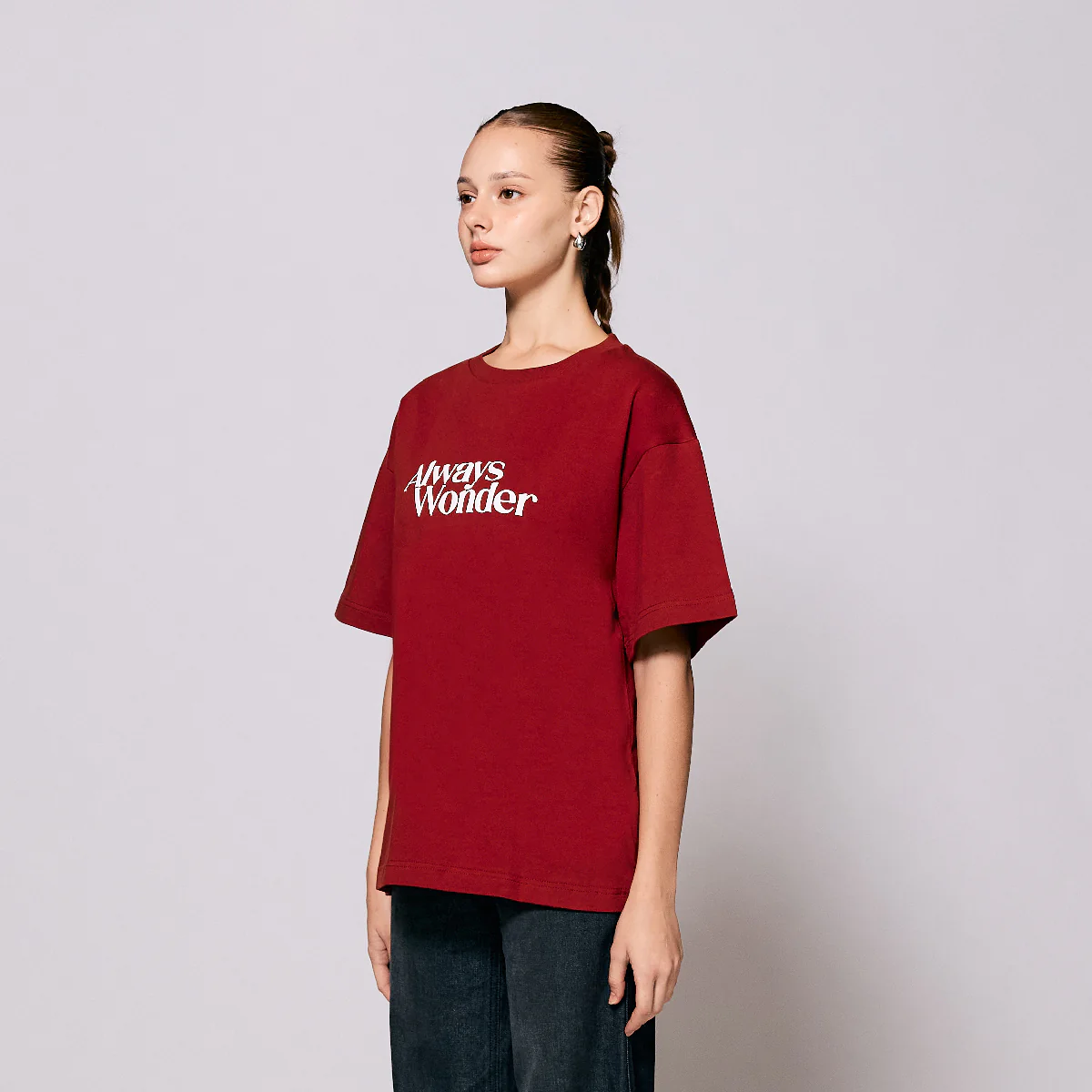 AlwaysWonder | 'A Digital Heartbeat' Rosewood T-Shirt - Image 3