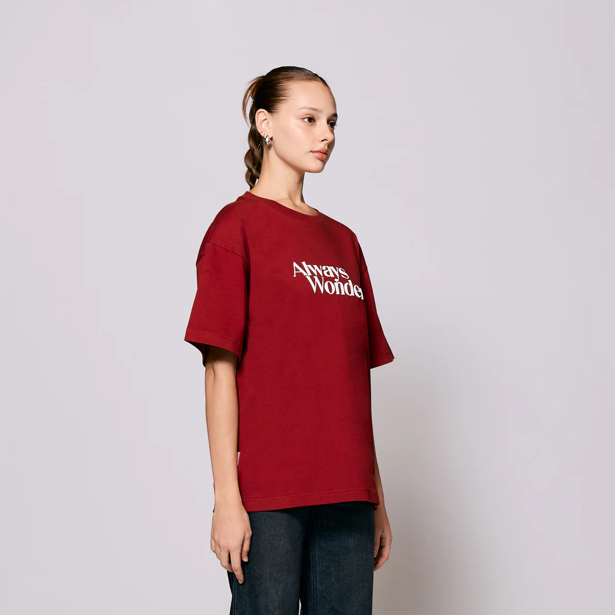 AlwaysWonder | 'A Digital Heartbeat' Rosewood T-Shirt - Image 4