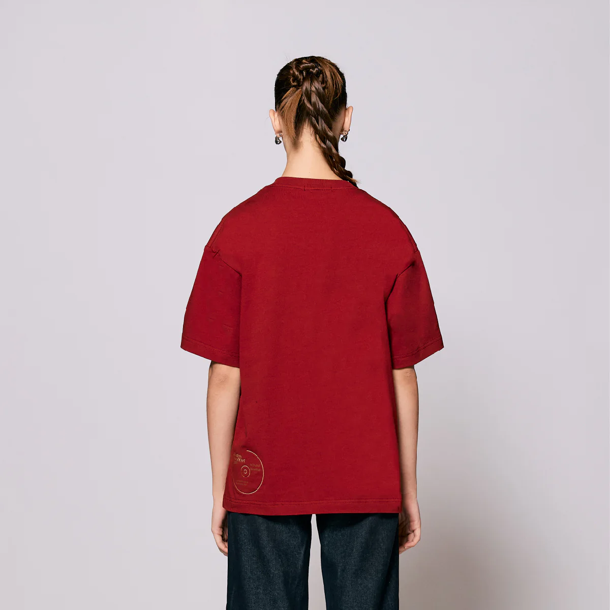 AlwaysWonder | 'A Digital Heartbeat' Rosewood T-Shirt - Image 5