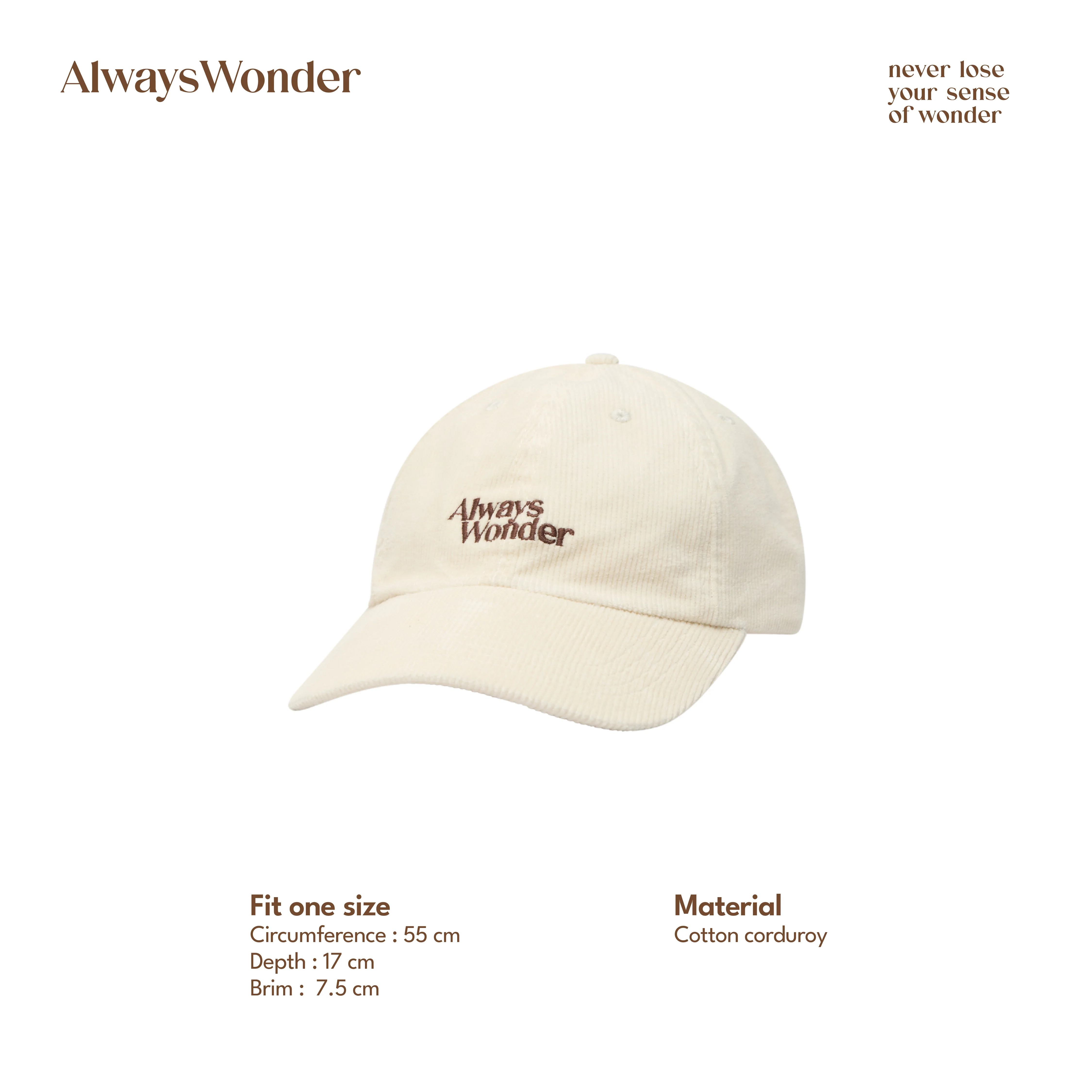 AlwaysWonder Cap (Beige) - Image 4