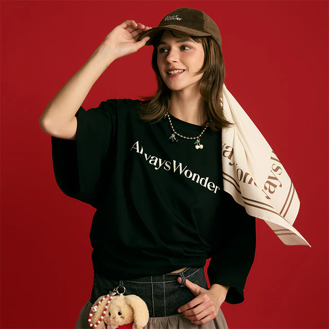 AlwaysWonder | 'Roll with Love' Cream Scarf - Image 4
