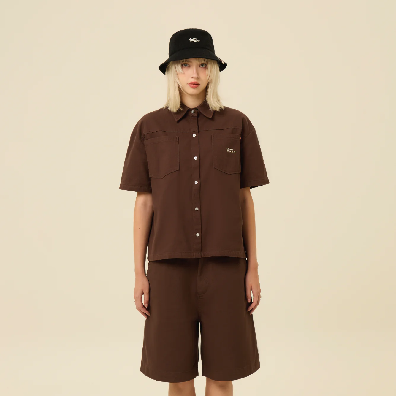 Dark Brown Bermuda shorts | Untitled Shade - Image 4
