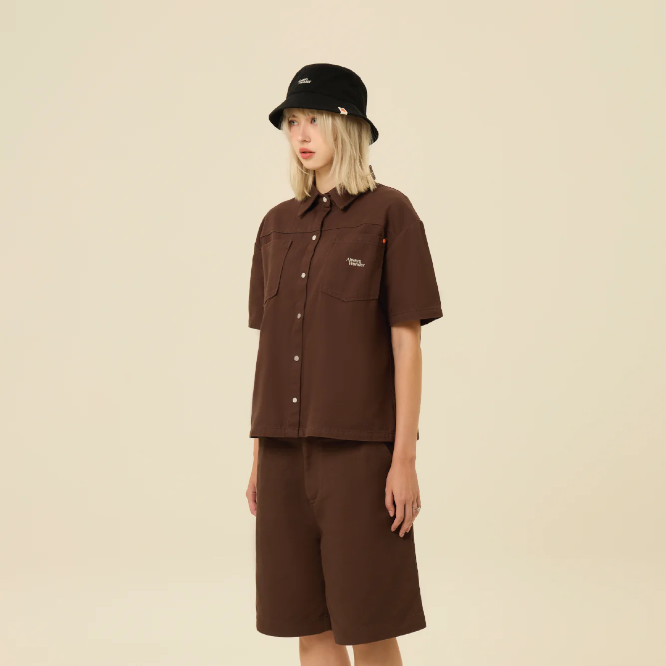 Dark Brown Bermuda shorts | Untitled Shade - Image 5