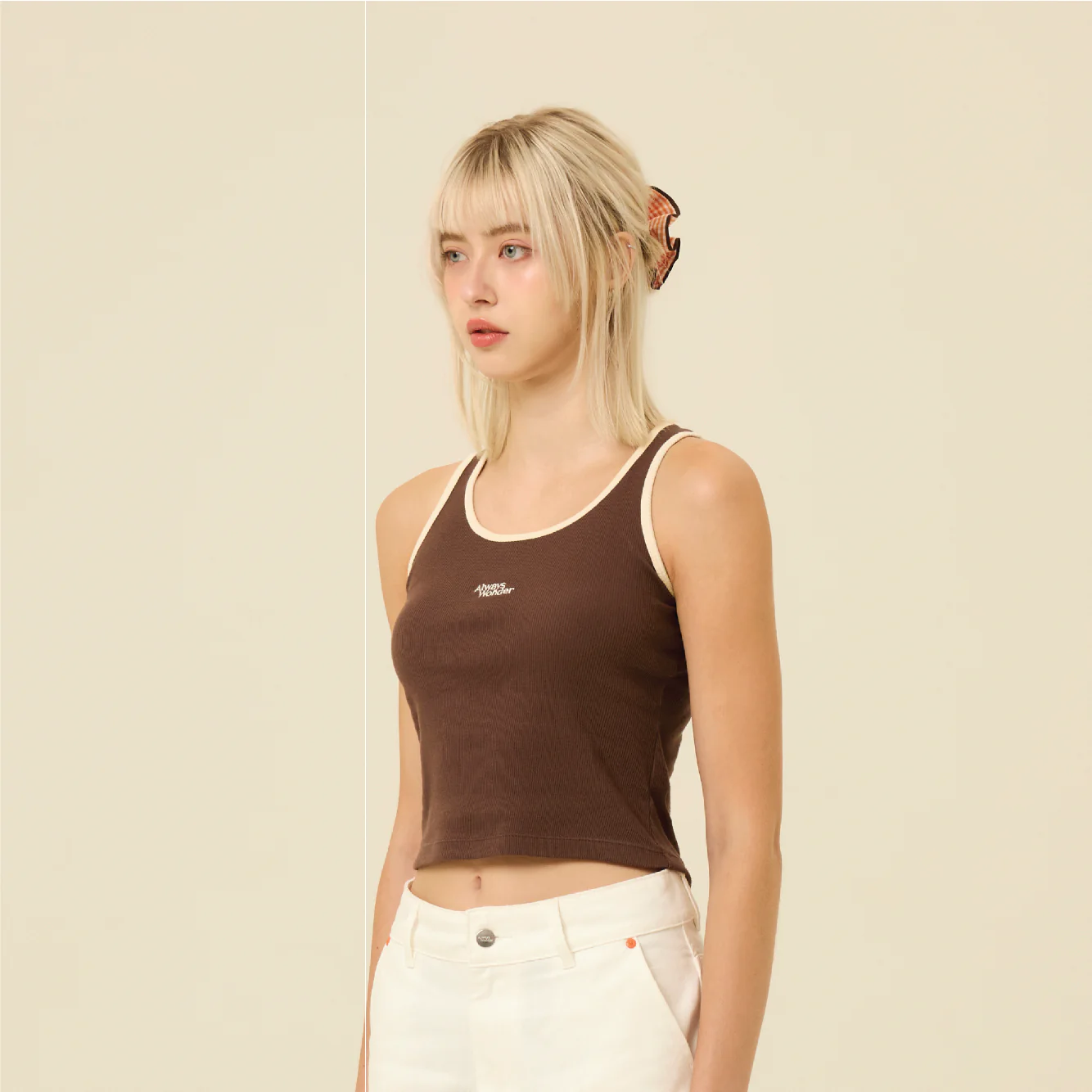 Brown Tank Top | Untitled Shade - Image 3