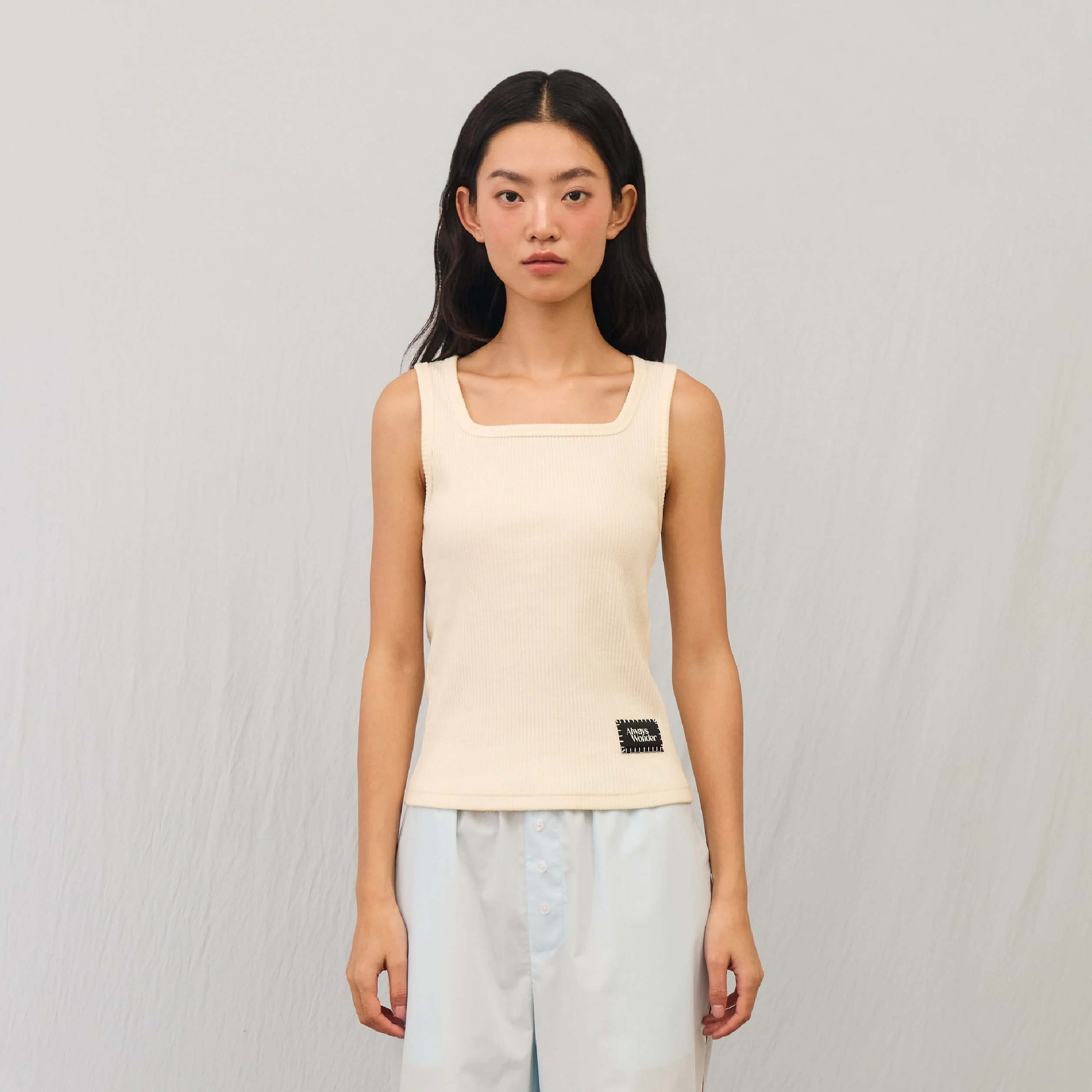 Calm Square Tank | Soft Cream - Image 2