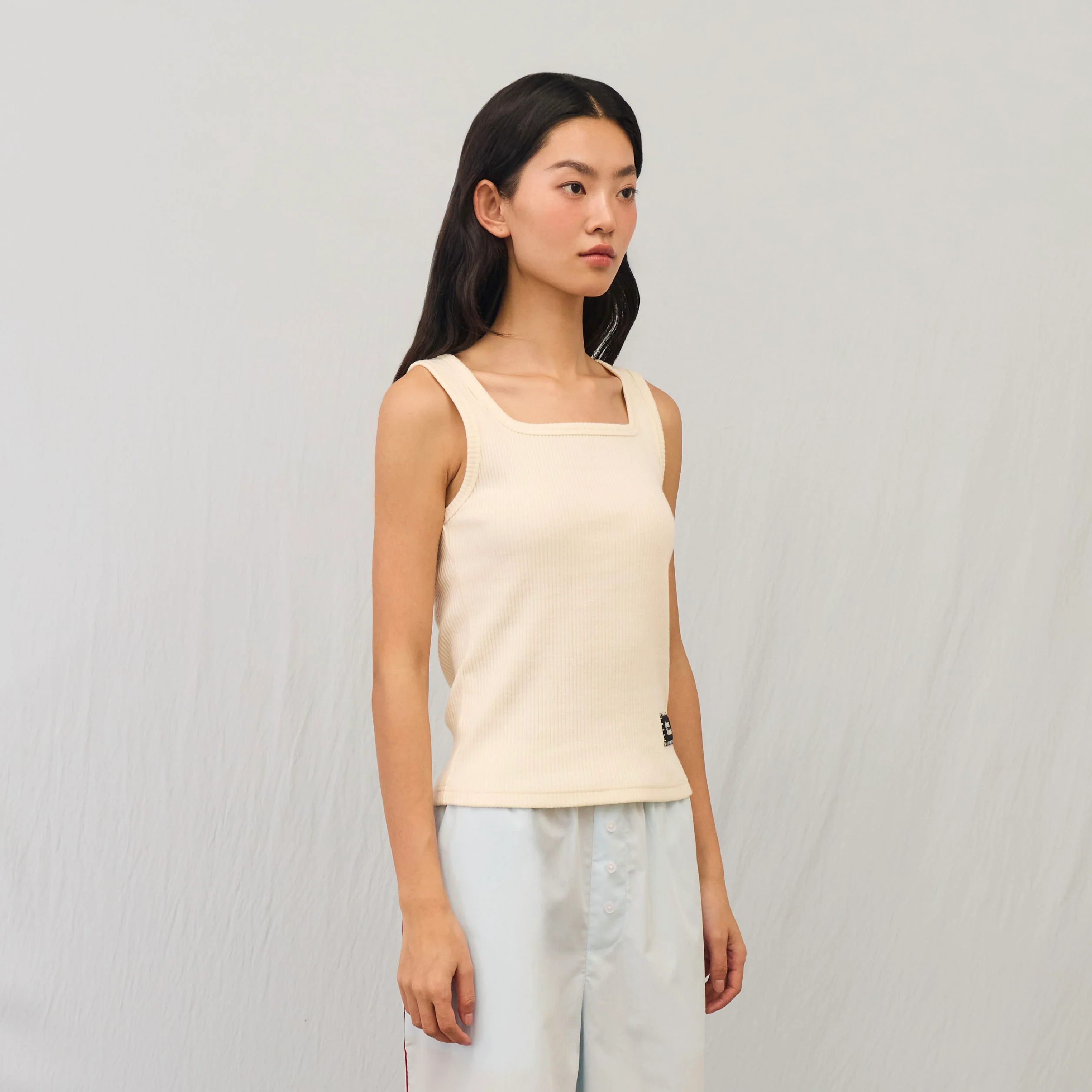 Calm Square Tank | Soft Cream - Image 3