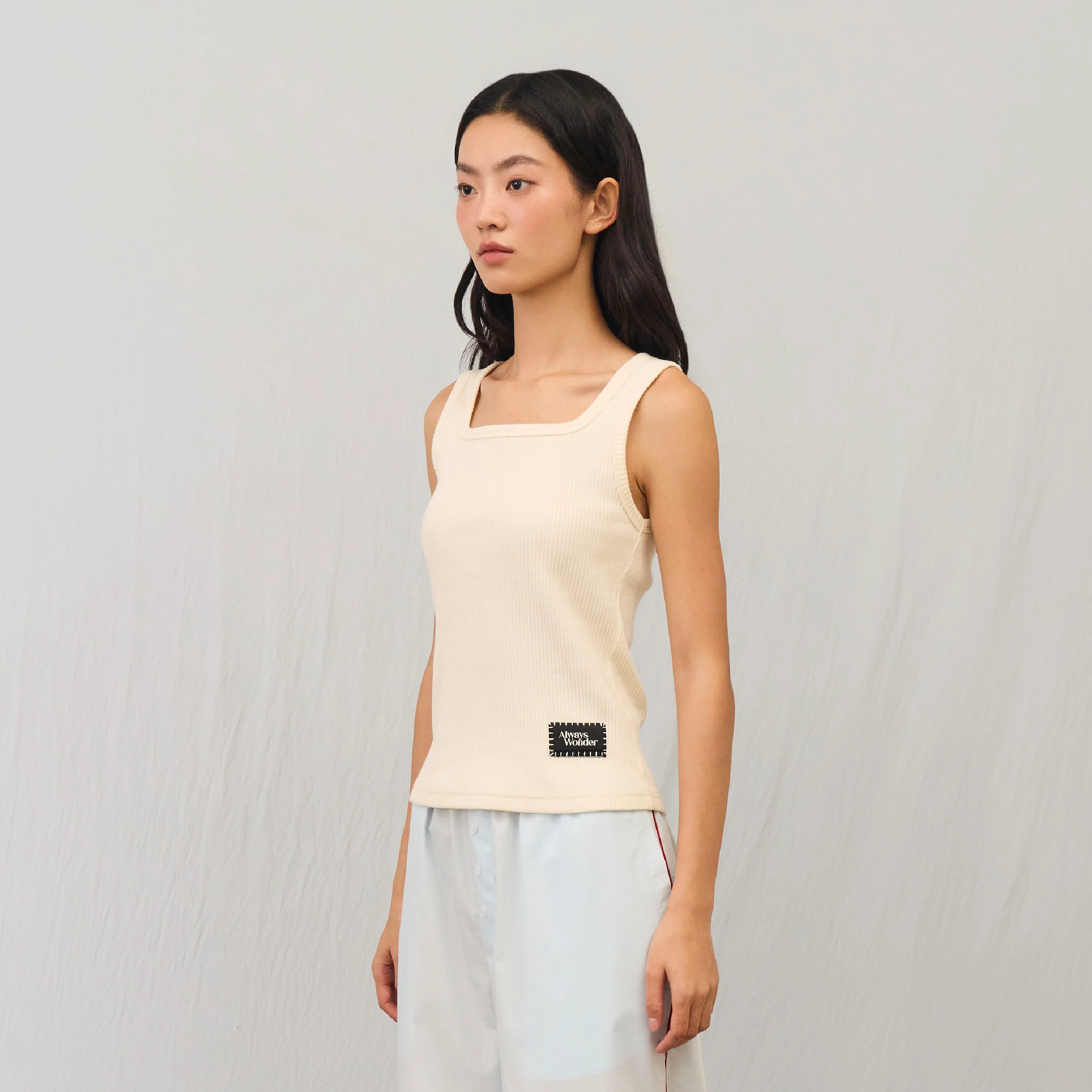Calm Square Tank | Soft Cream - Image 4