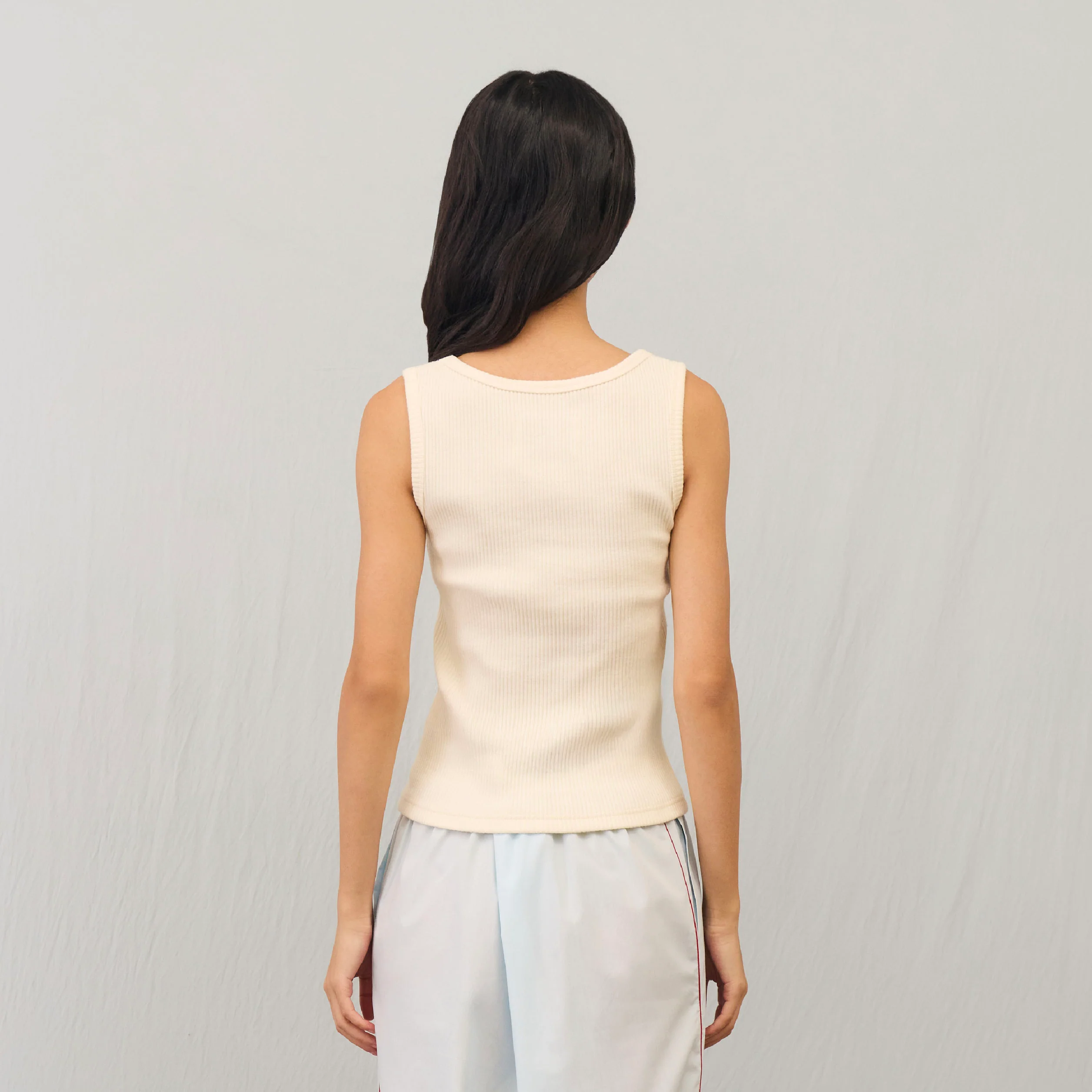 Calm Square Tank | Soft Cream - Image 5