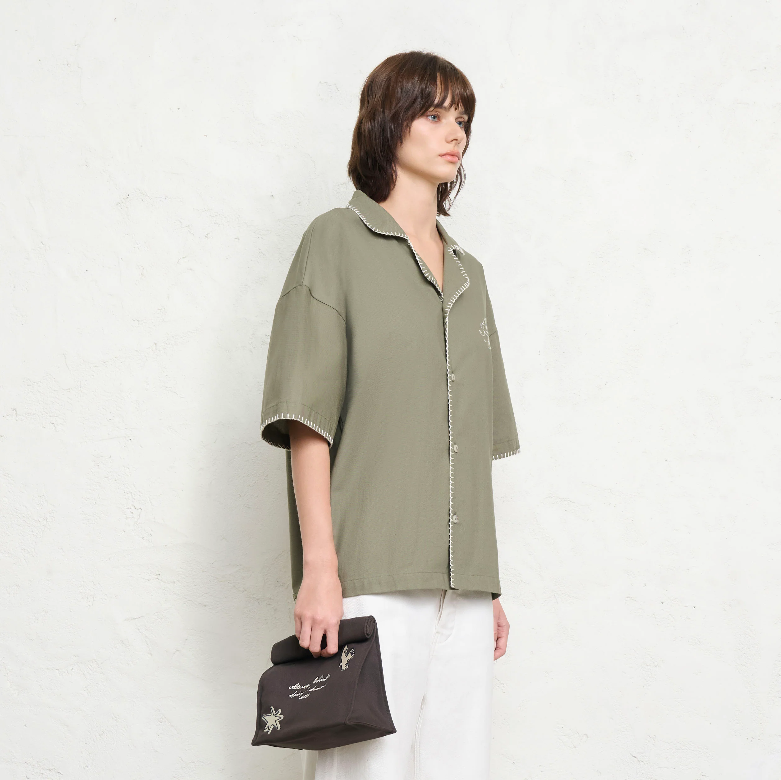 Canvas Breeze Shirt | Green Moss - Image 4