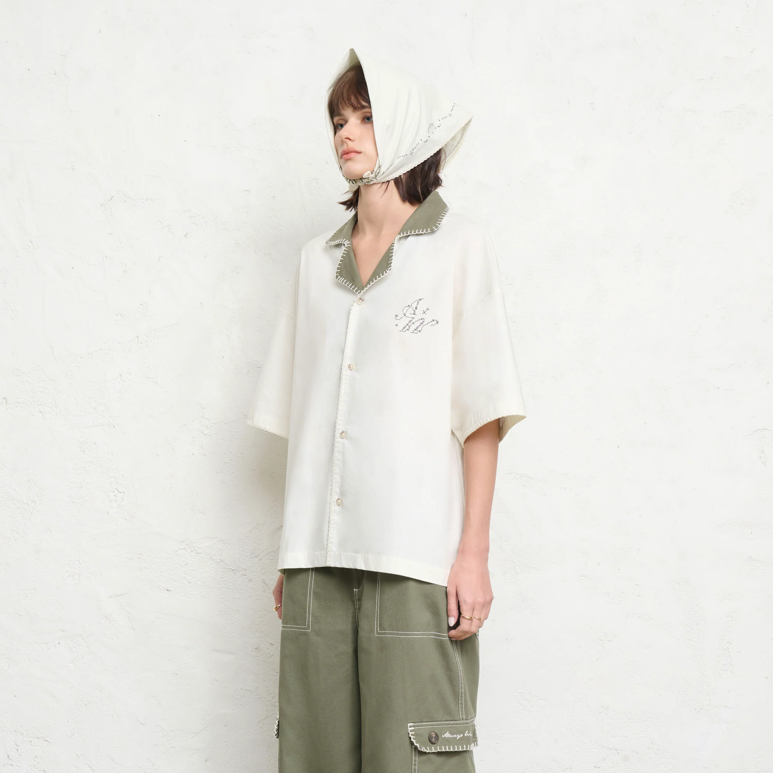 Canvas Breeze Shirt | Ivory Petal - Image 3