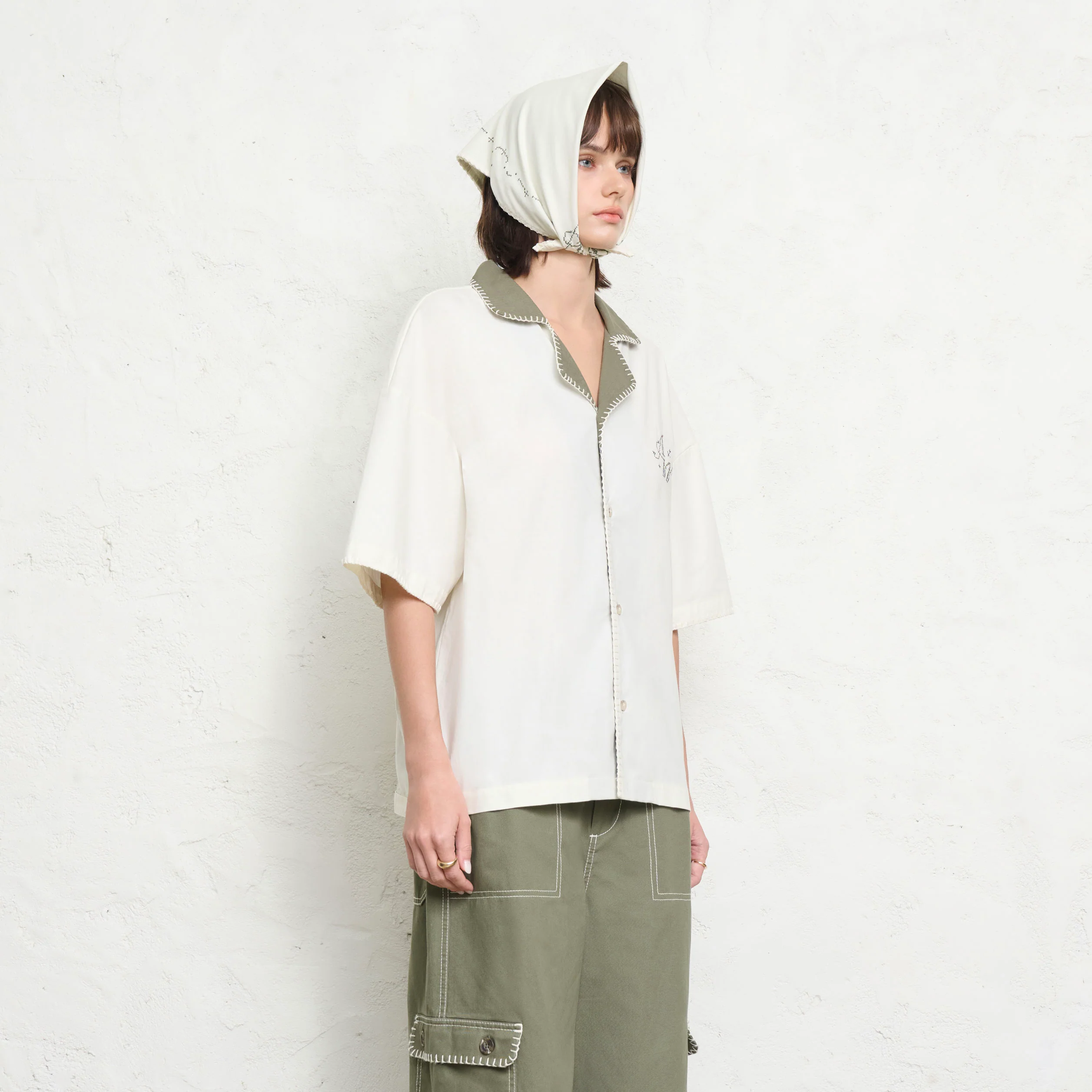 Canvas Breeze Shirt | Ivory Petal - Image 4