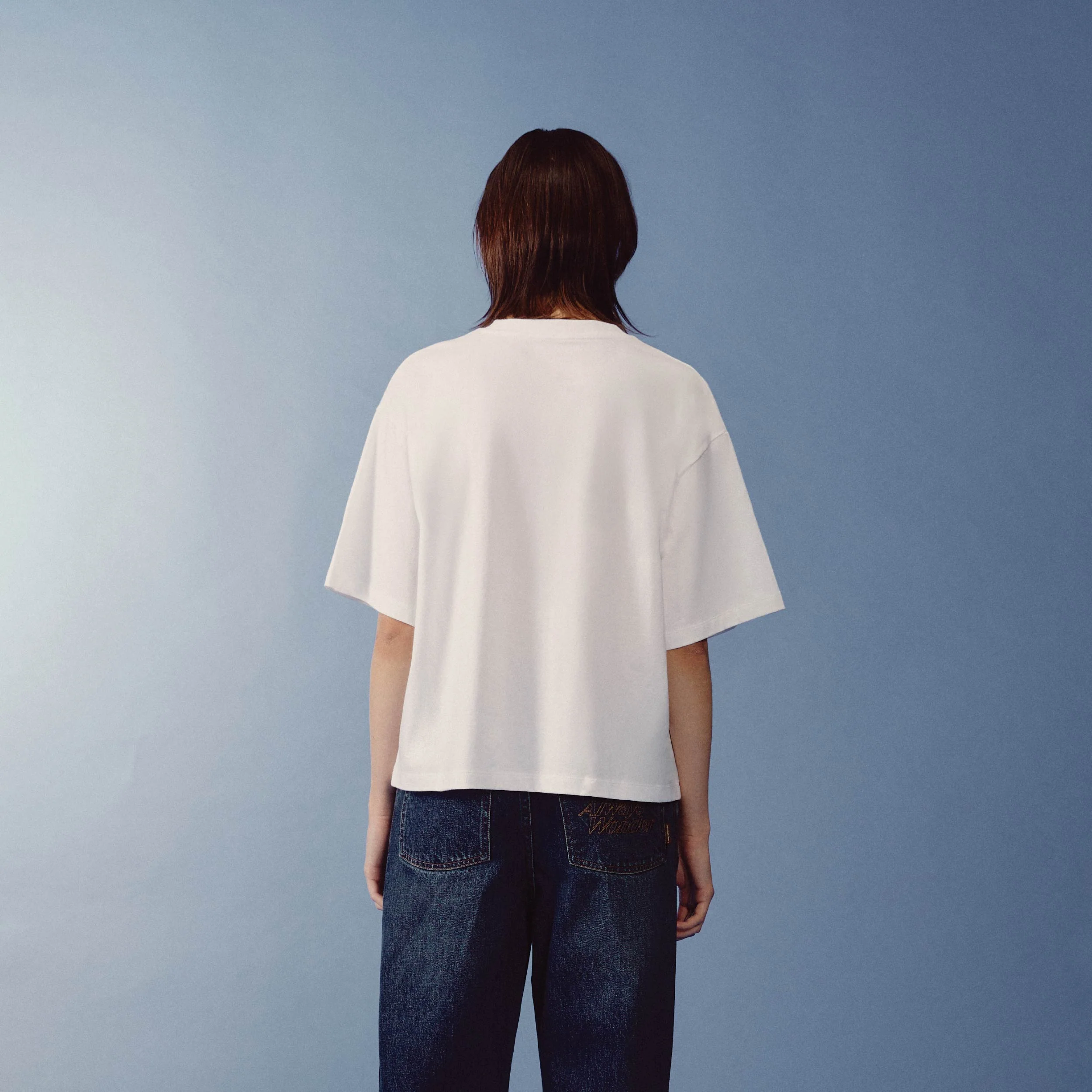 Canvas Essential Boxy Tee | Plaster White - Image 6