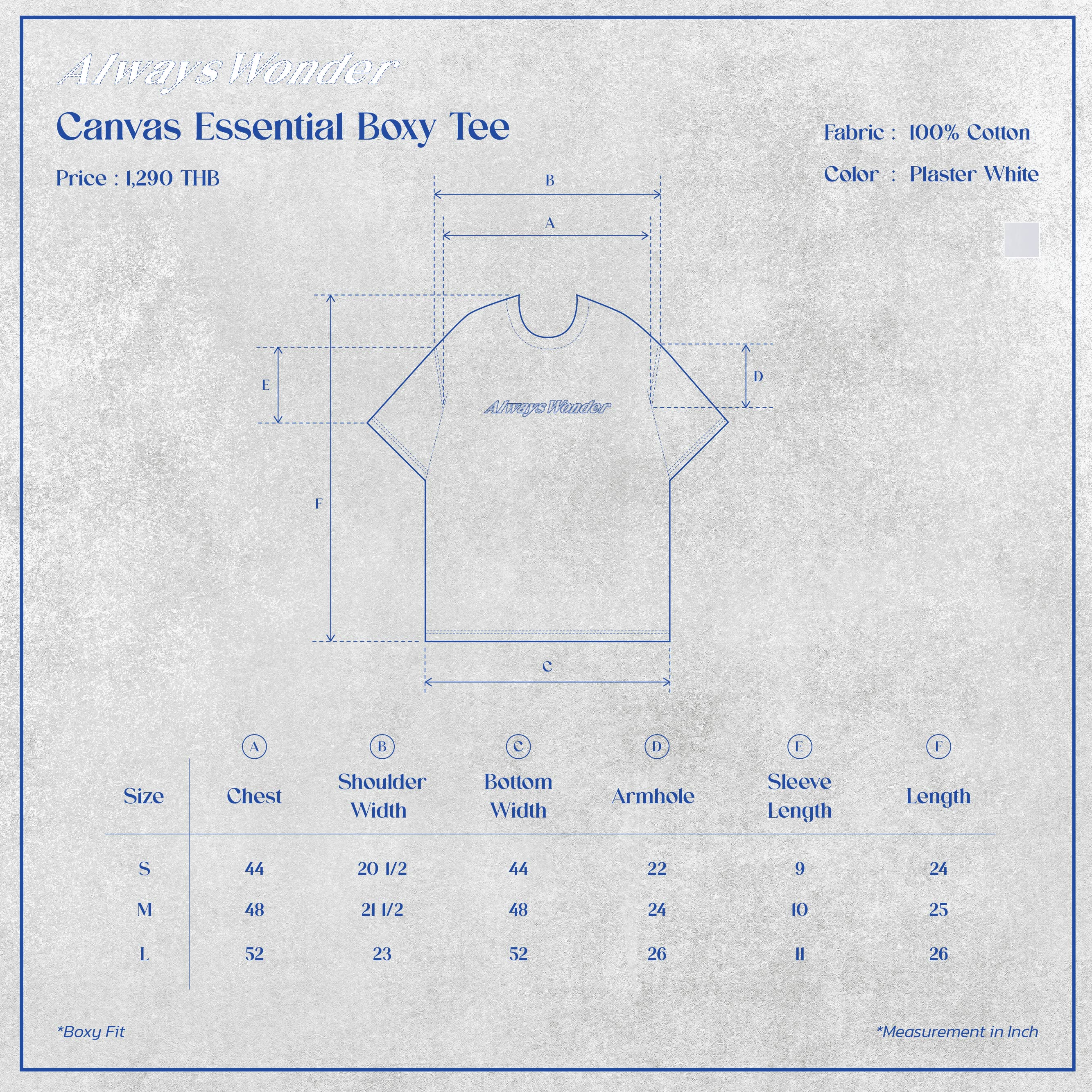 Canvas Essential Boxy Tee | Plaster White - Image 7