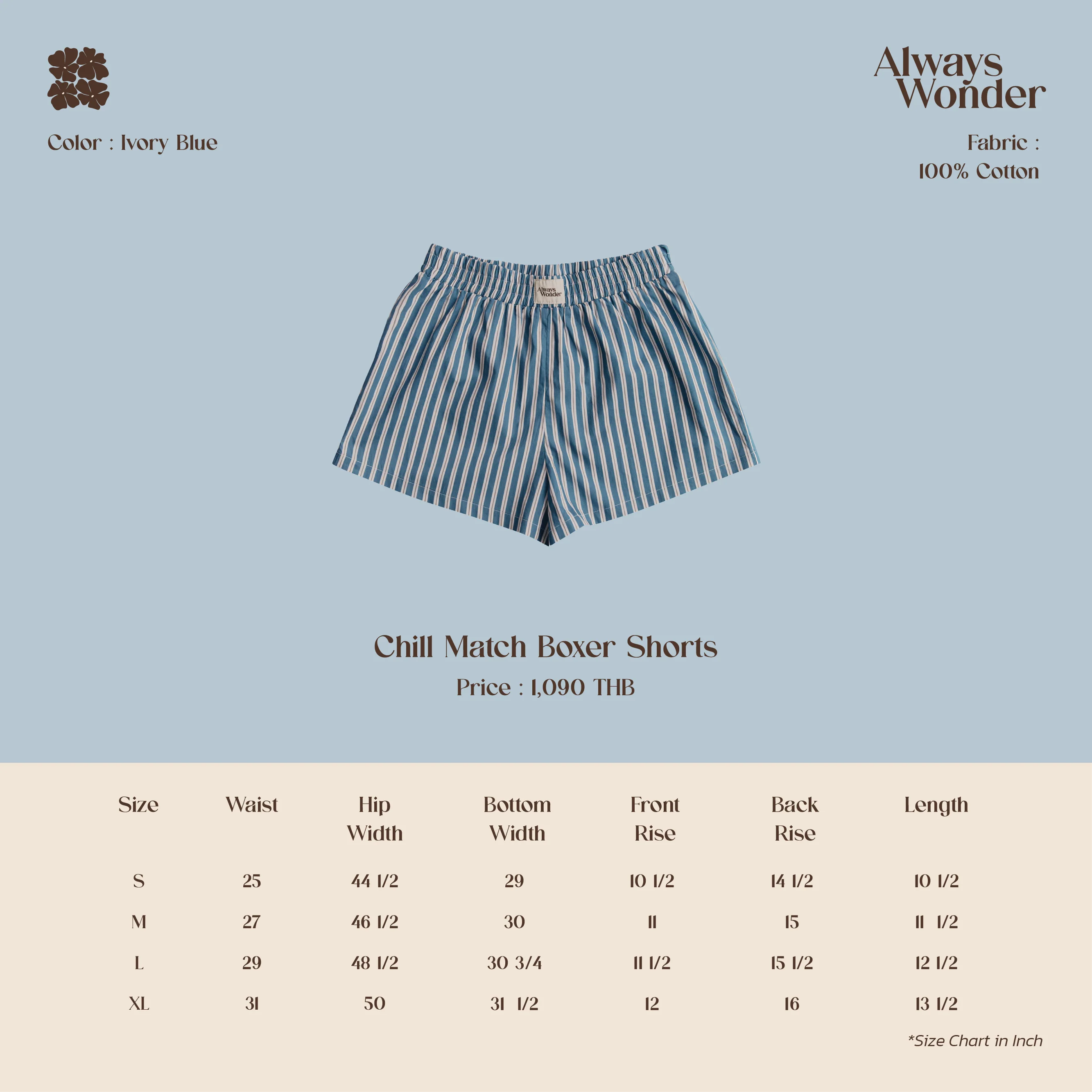 Chill Match Boxer Shorts | Ivory Blue - Image 7