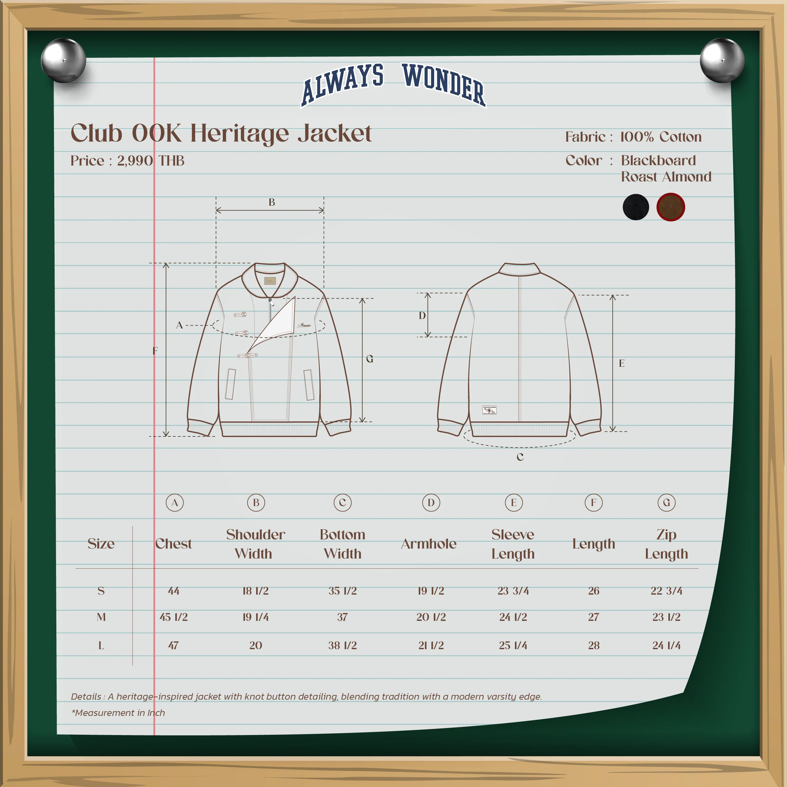 Club 00K Heritage Jacket | Roast Almond - Image 7