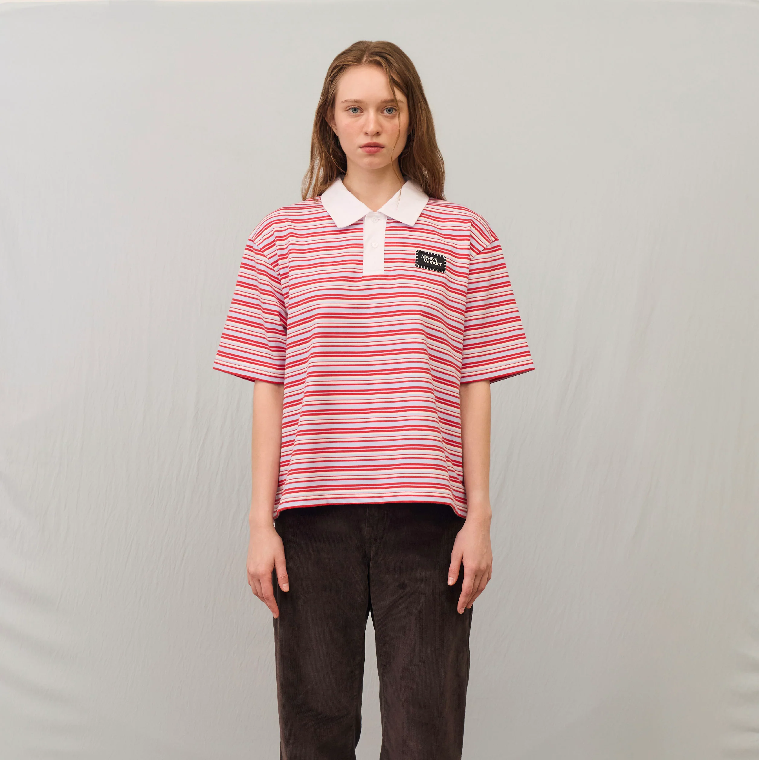 Comfort Stripe Short-Sleeve polo | Cheery Sky - Image 2