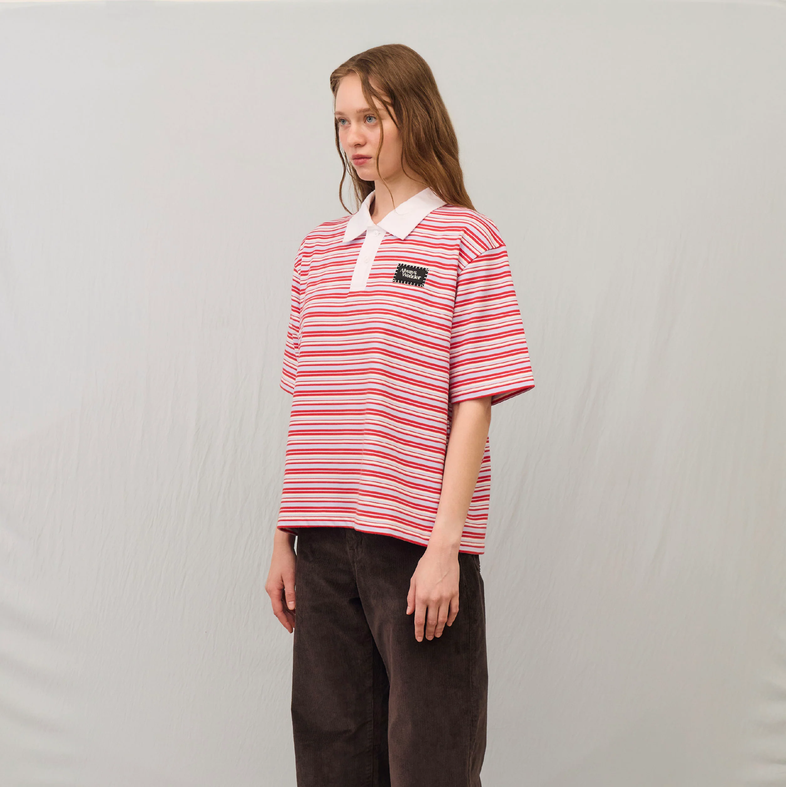 Comfort Stripe Short-Sleeve polo | Cheery Sky - Image 4