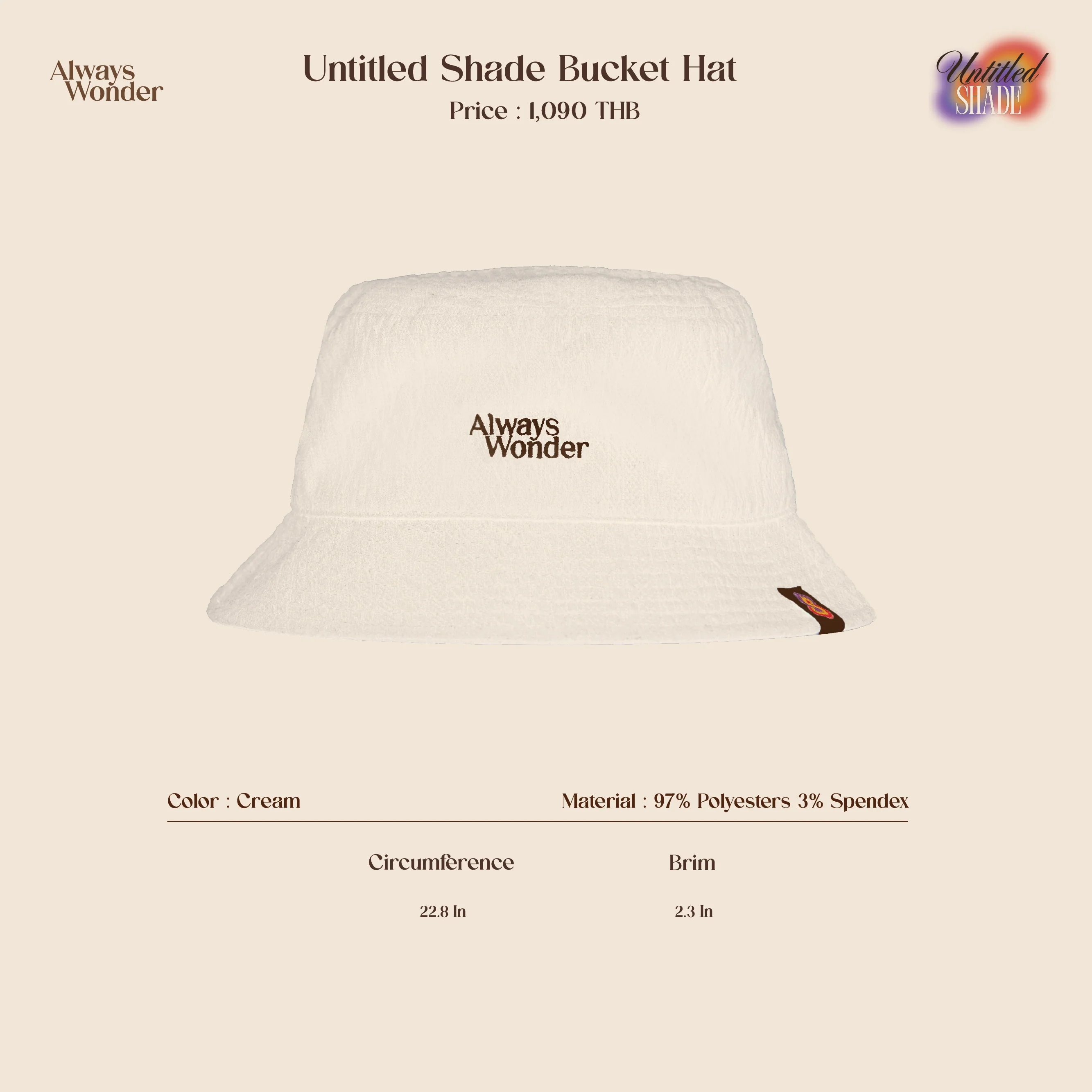 Cream Bucket Hat | Untitled Shade - Image 7