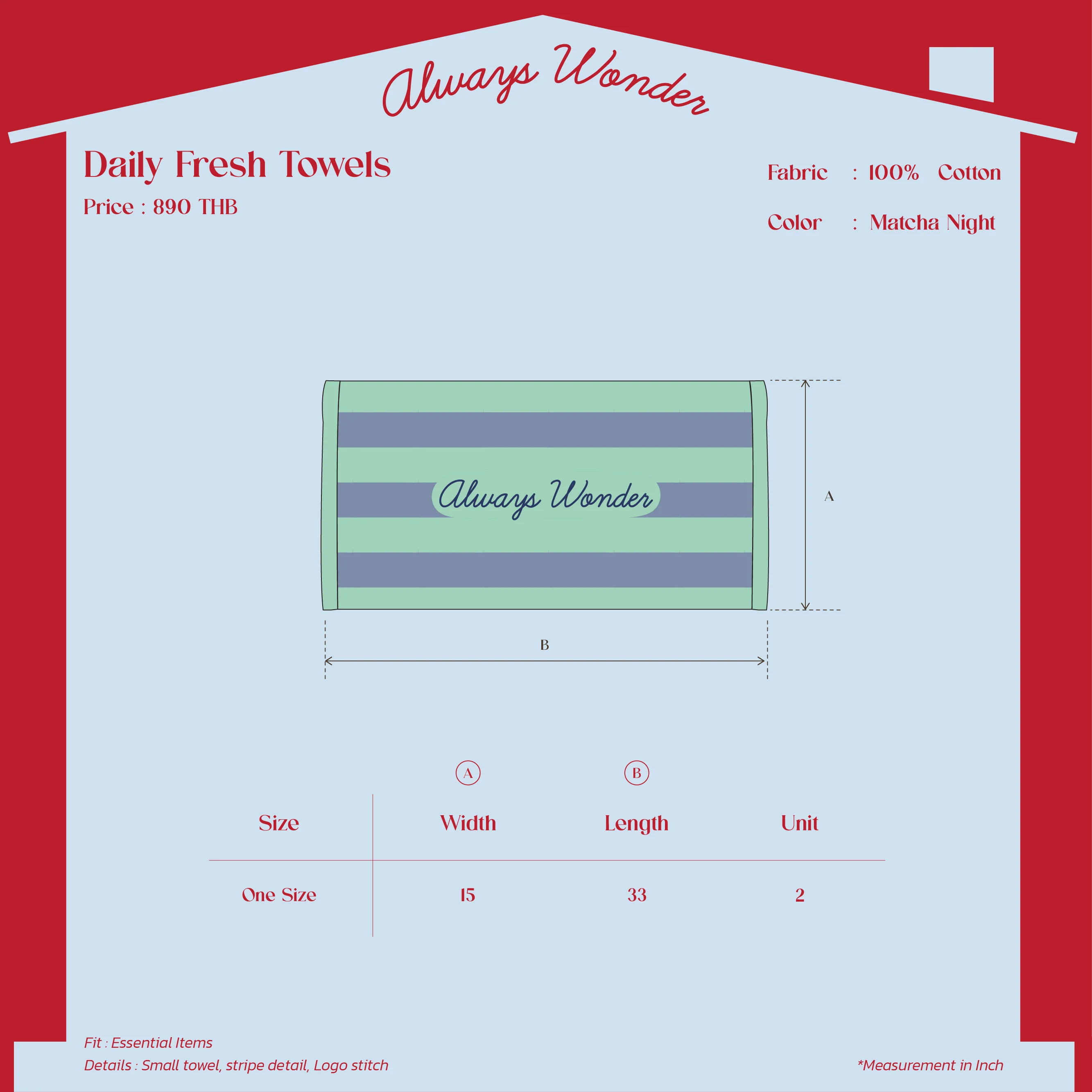 Daily Fresh Towels | Matcha Night - Image 3