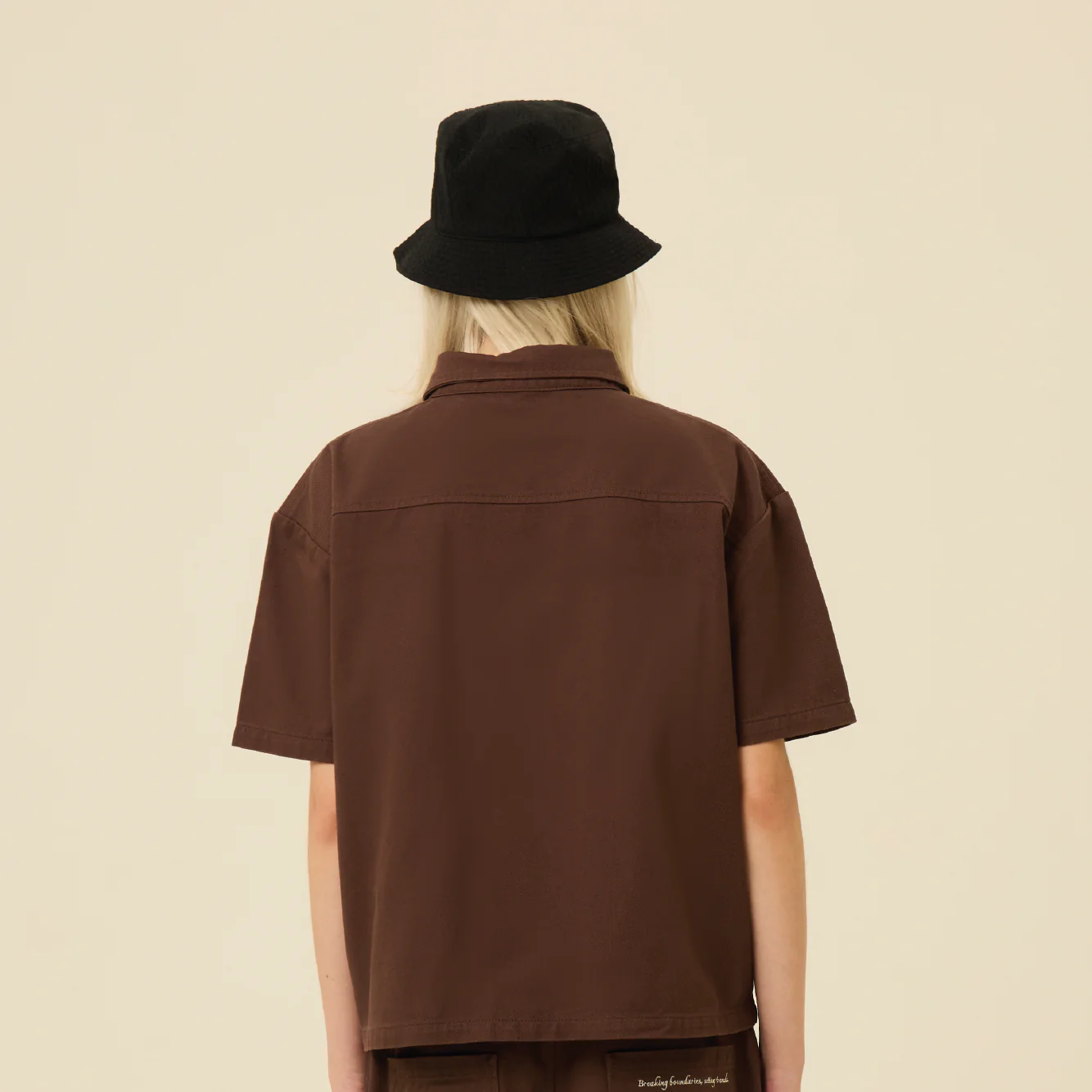 Dark Brown Short Sleeves Shirts | Untitled Shade - Image 5