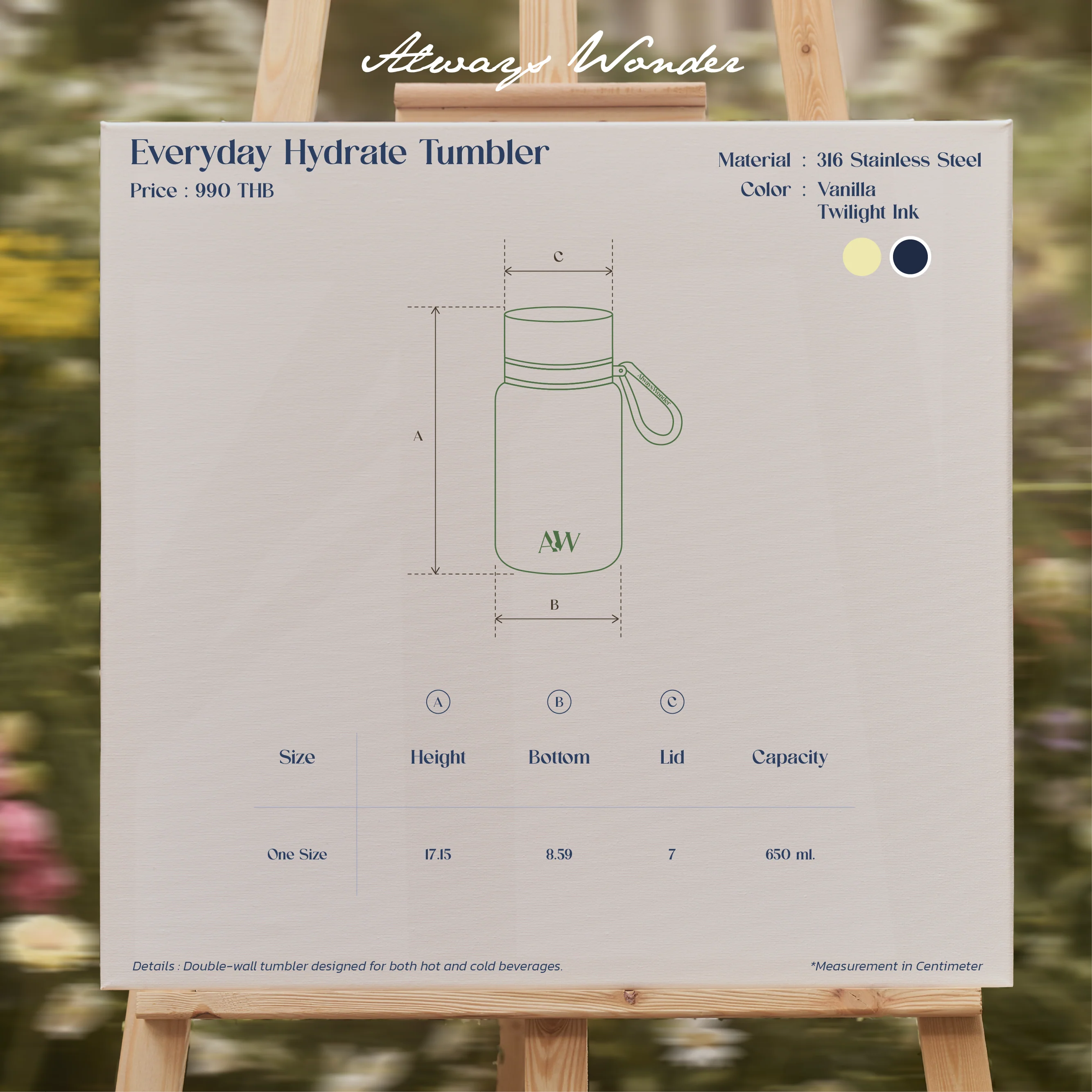 Everyday Hydrate Tumbler | Twilight Ink - Image 3