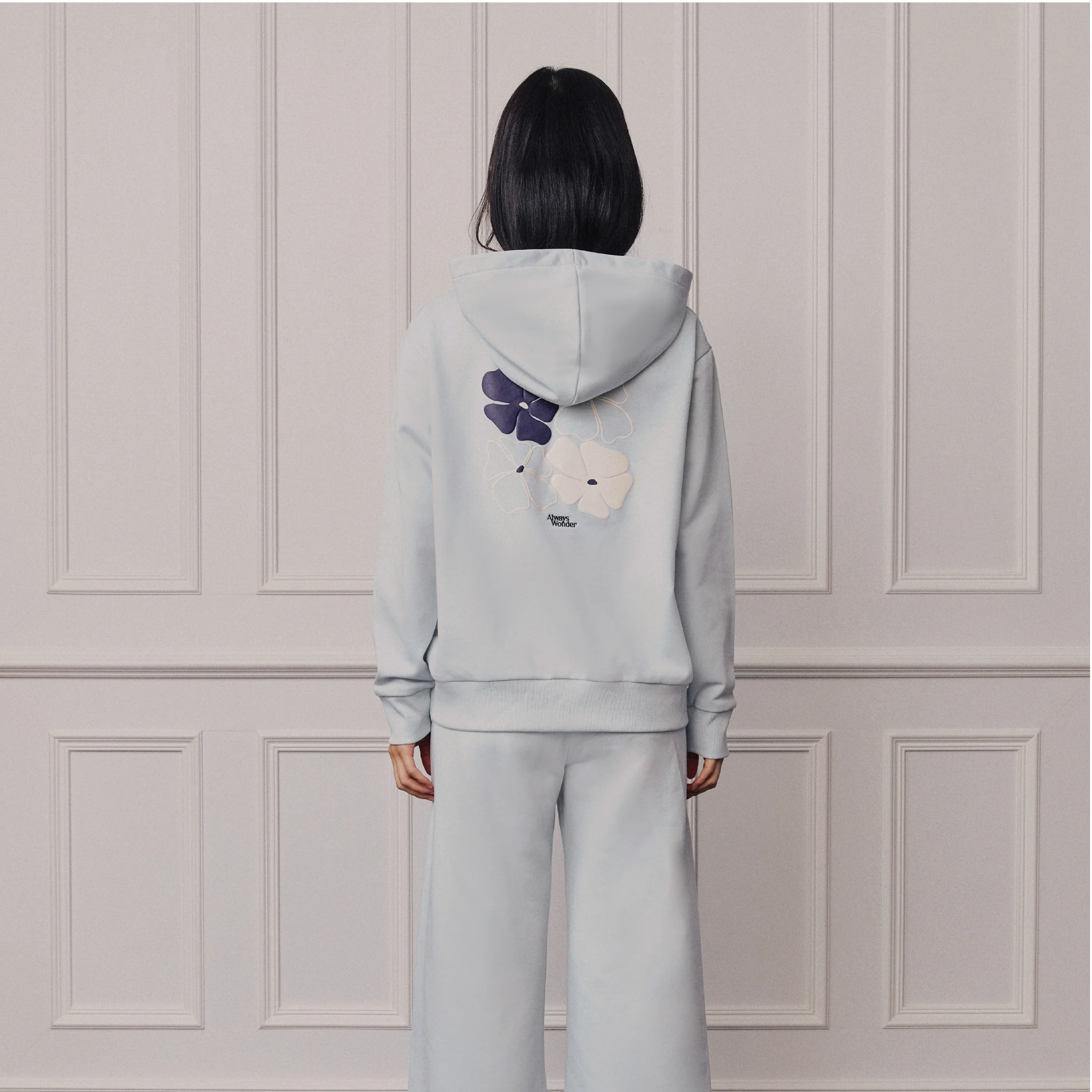Flora Bloom Hoodie | Light Blue - Image 5