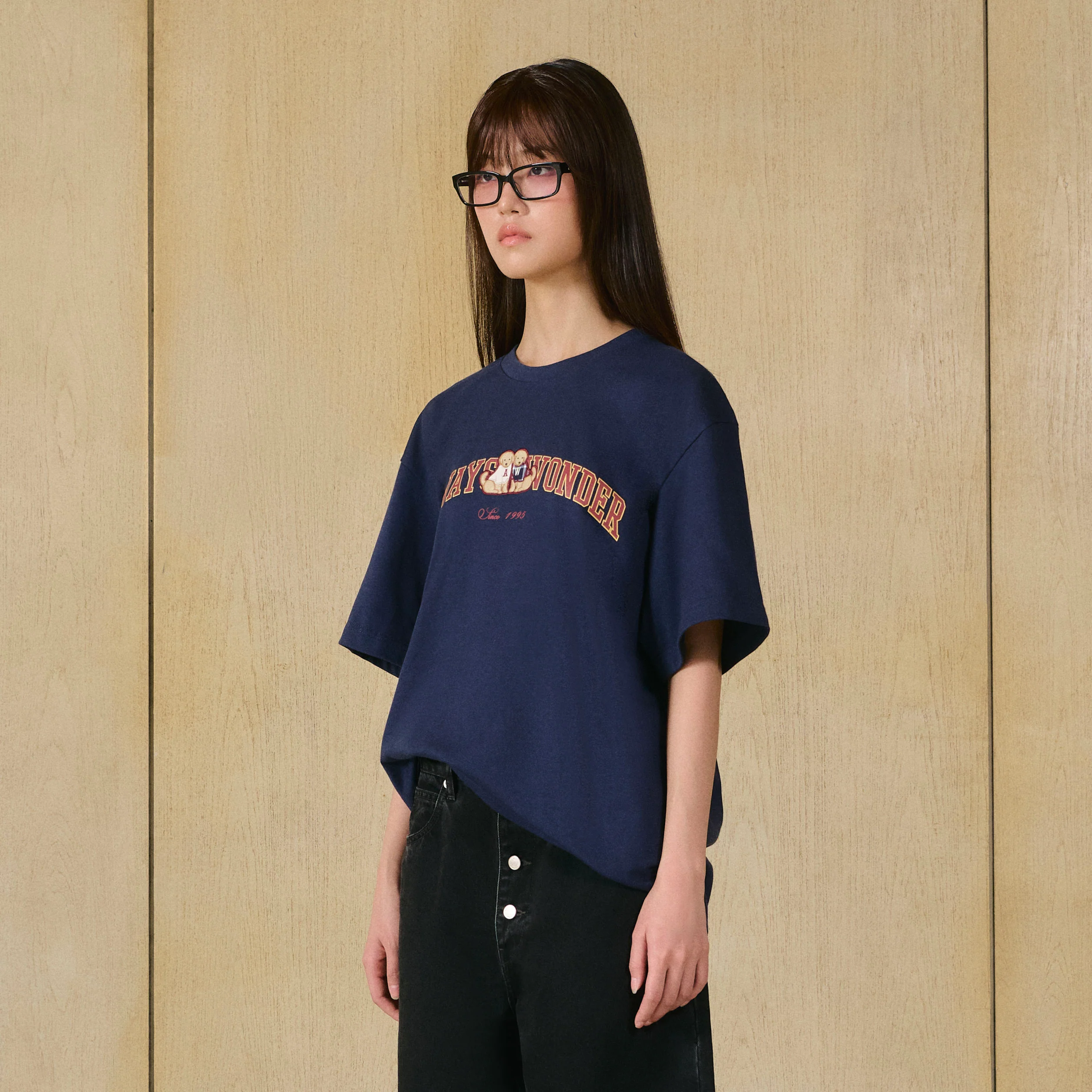Homeroom Oversized Tee | Navy Ink - Image 3