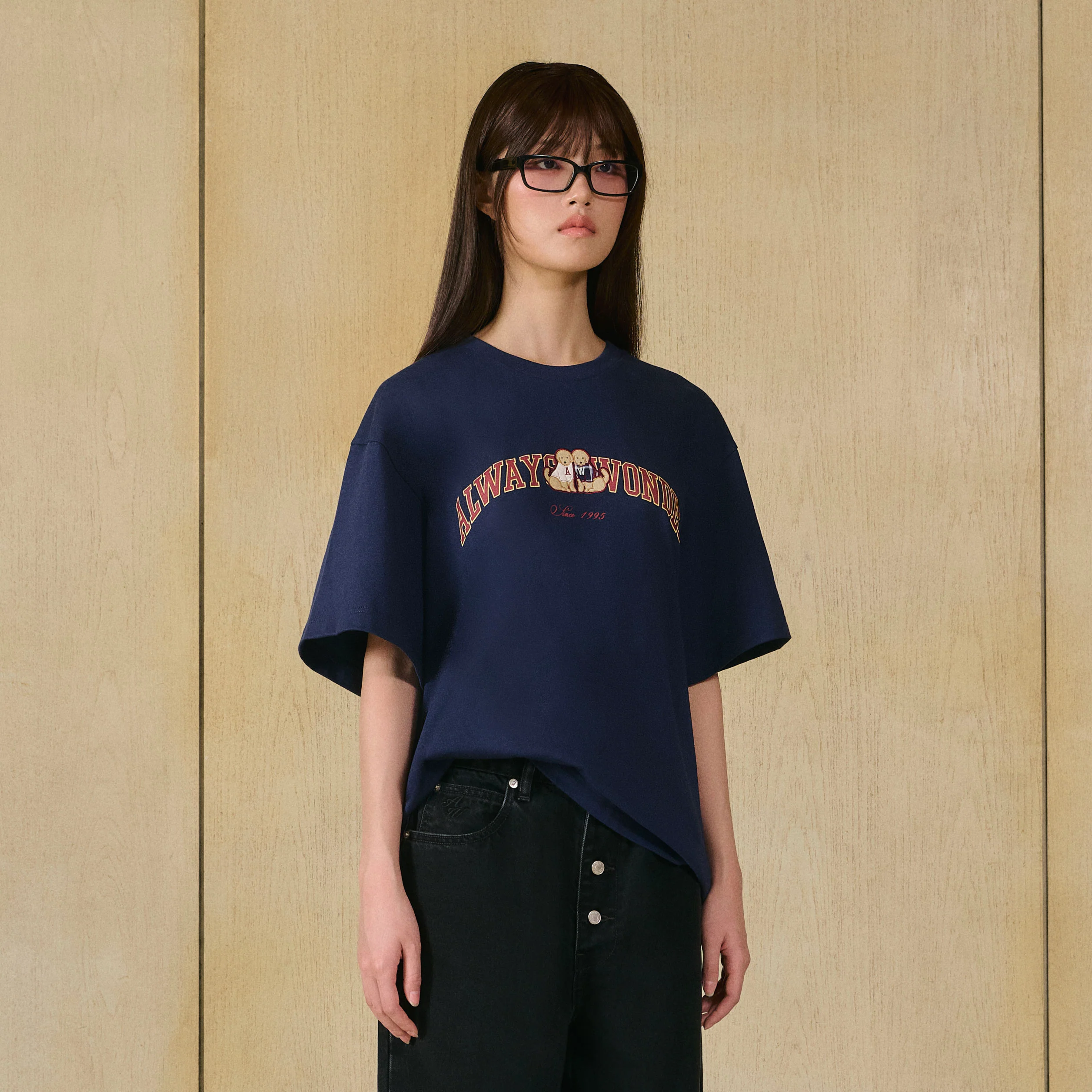 Homeroom Oversized Tee | Navy Ink - Image 4