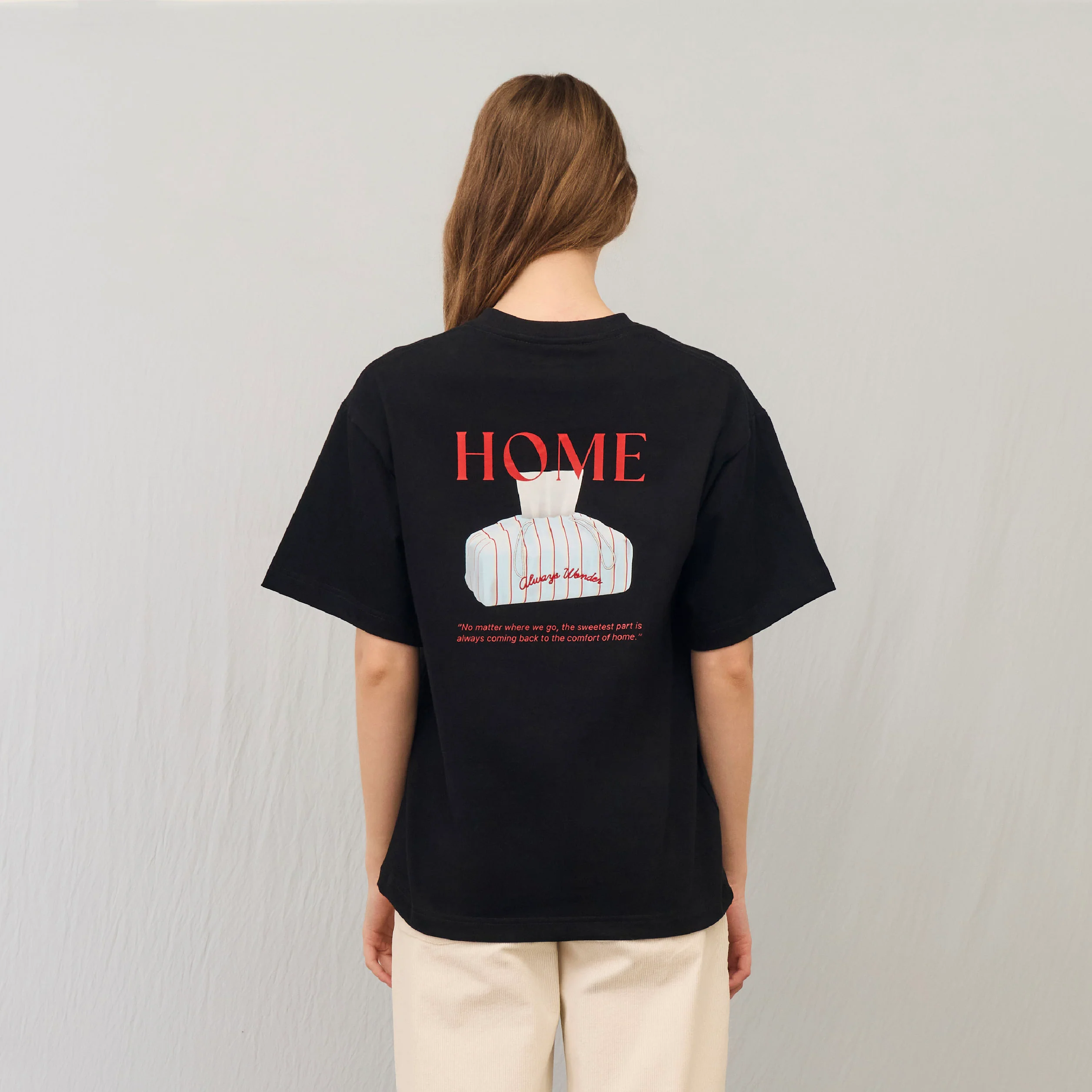 Homey Days Oversized Tee | Dark night - Image 5