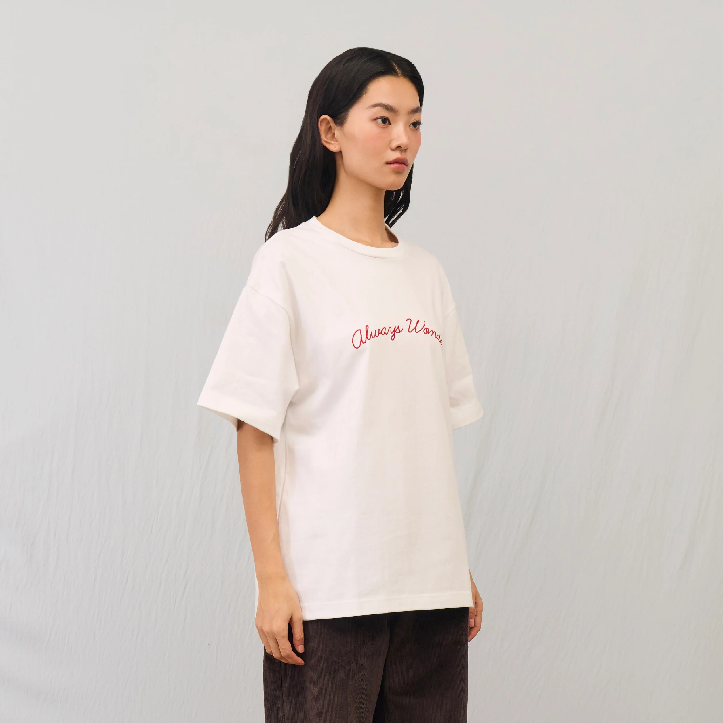 Homey Days Oversized Tee | White cloud - Image 3