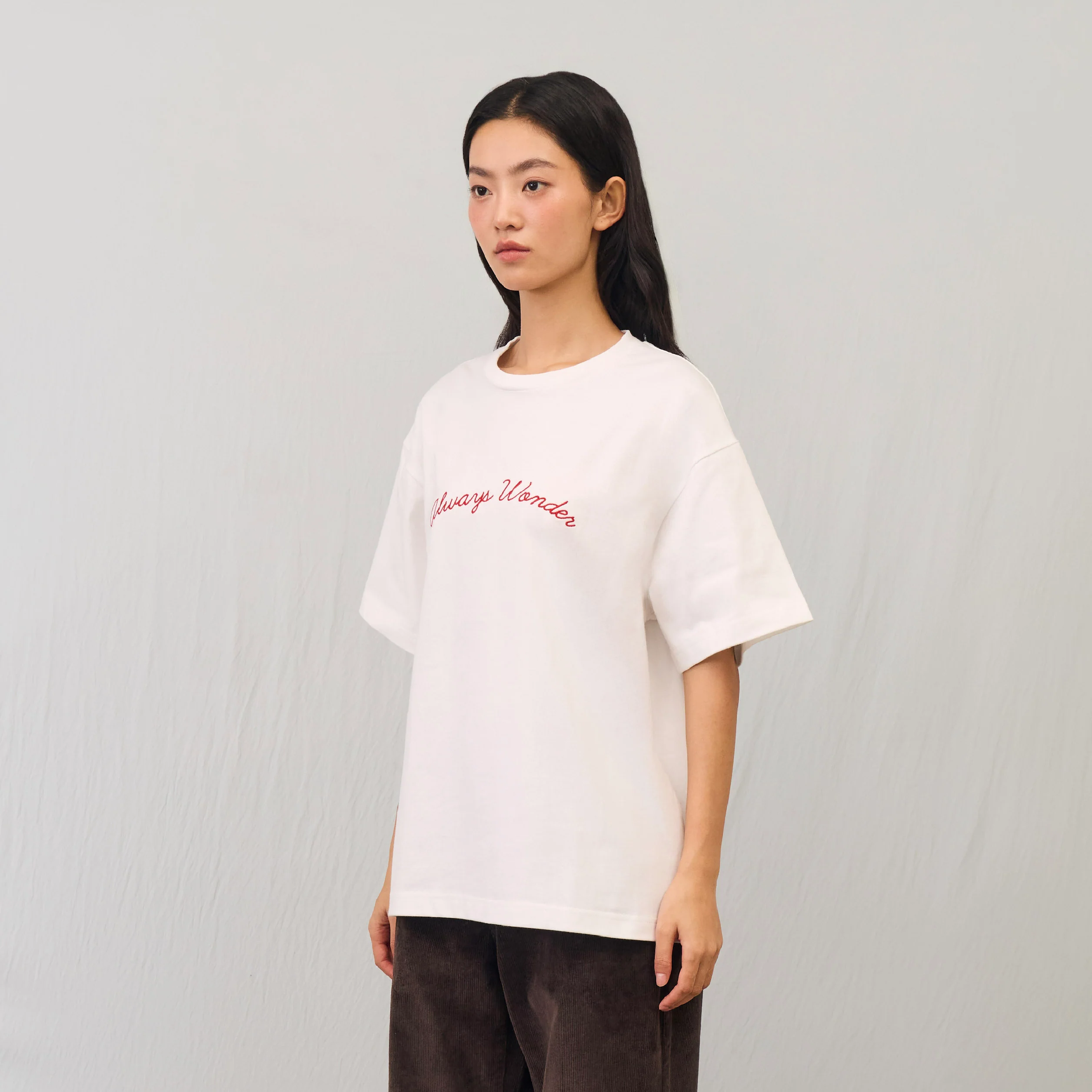Homey Days Oversized Tee | White cloud - Image 4
